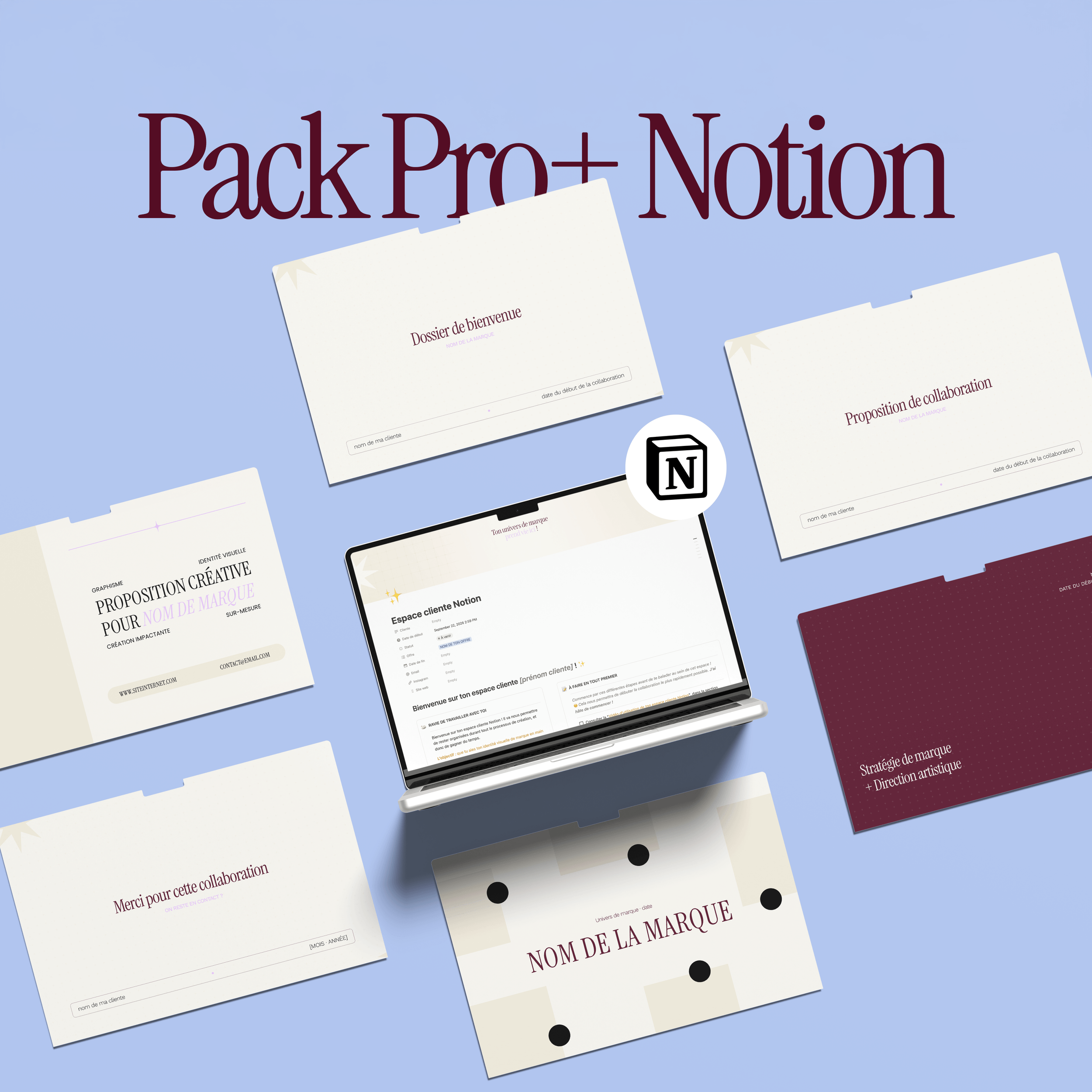Espace client Notion + PACK PROFESSIONNEL