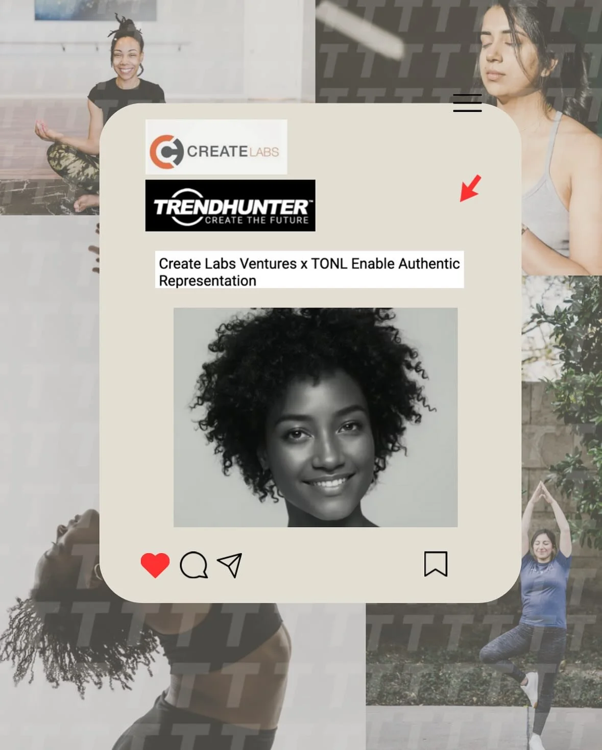 Client @createlabs in @trend_hunter for its partnership with @tonl to ensure AI remains inclusive