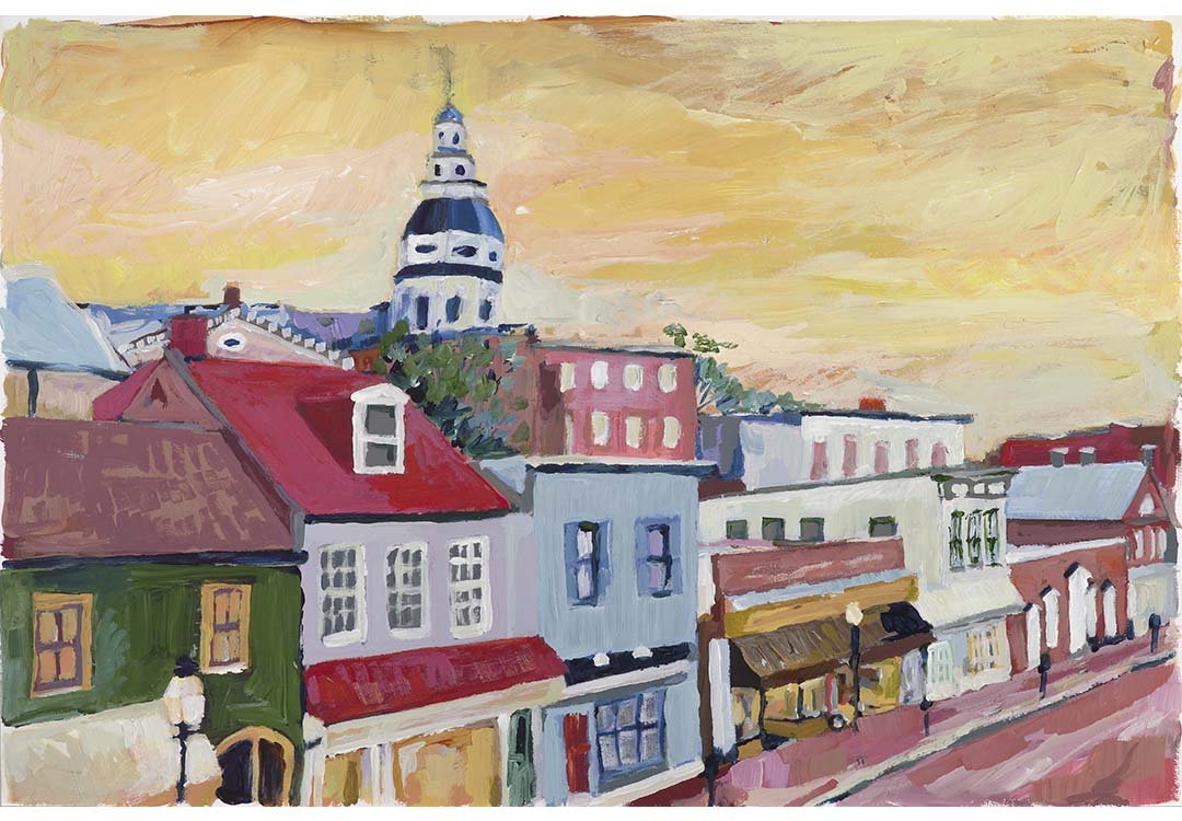 Annual Annapolis Art Walk- Kim Hovell on Main Street