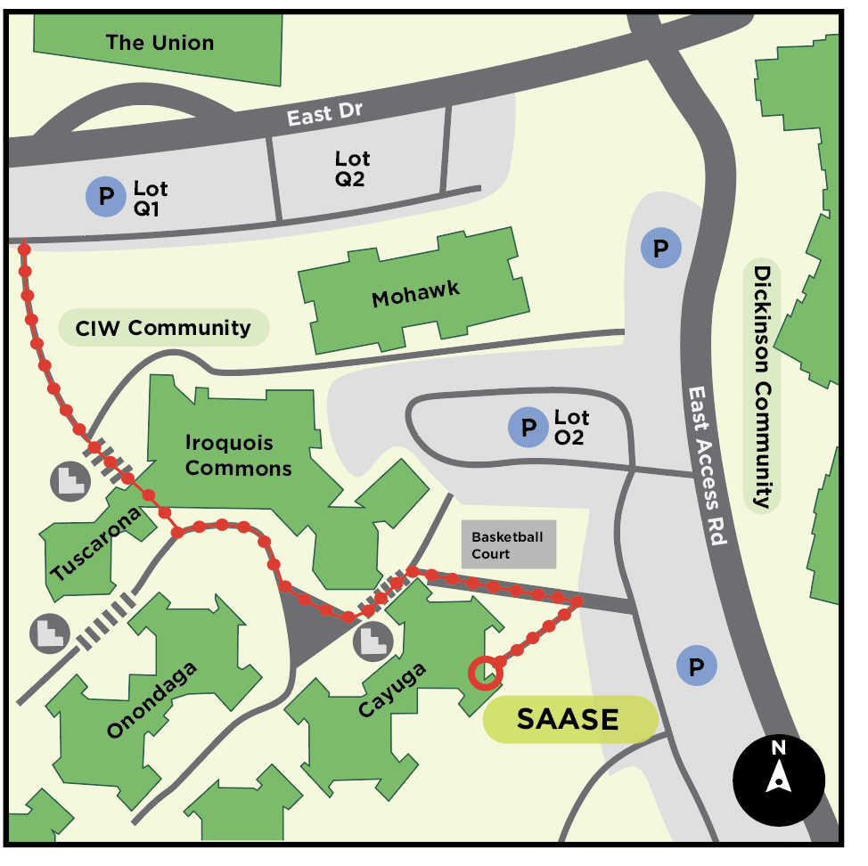 Student Affairs Graphic Design, Illustrator Map
