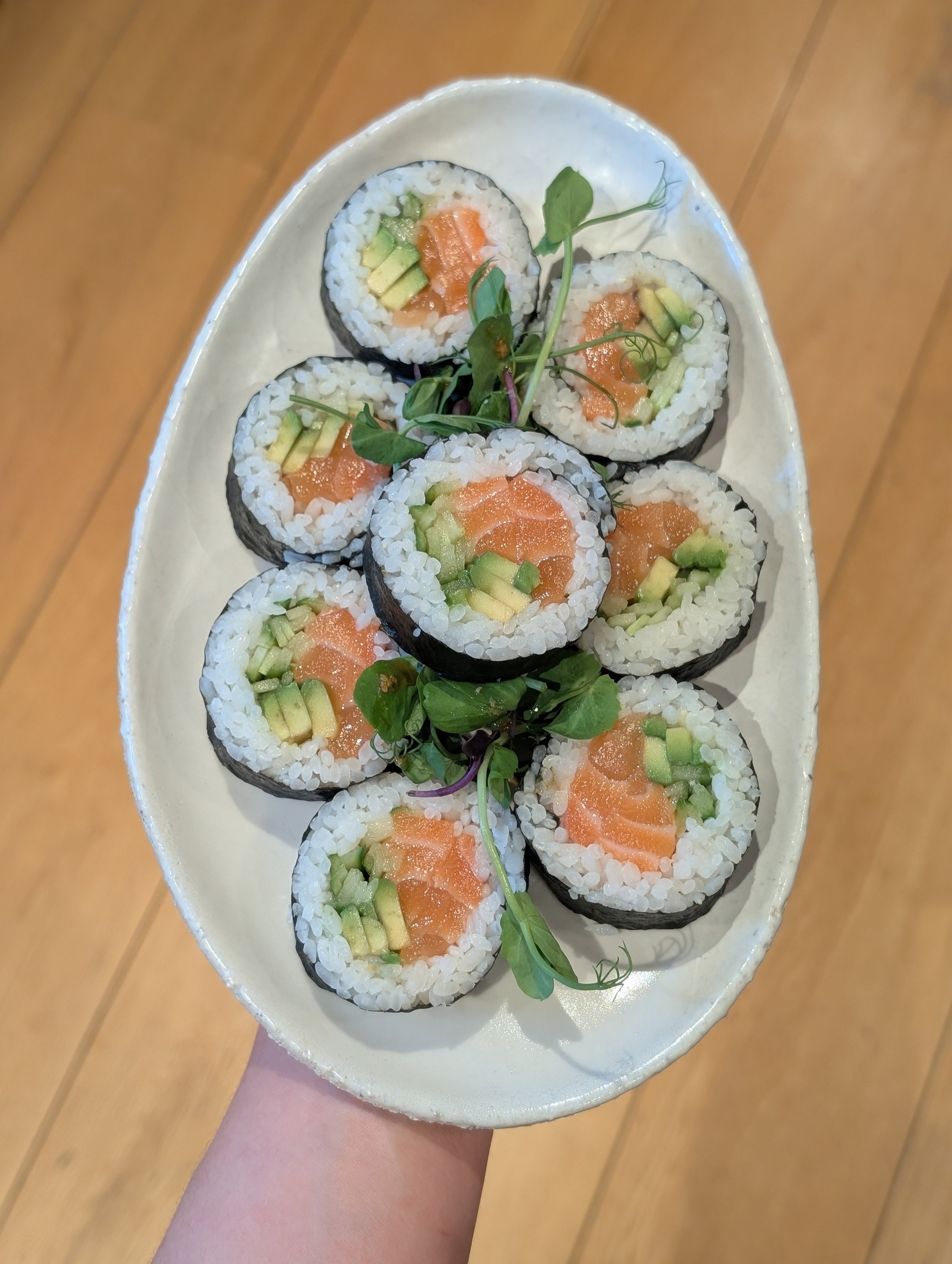 Salmon, Avocado & Cucumber Maki
