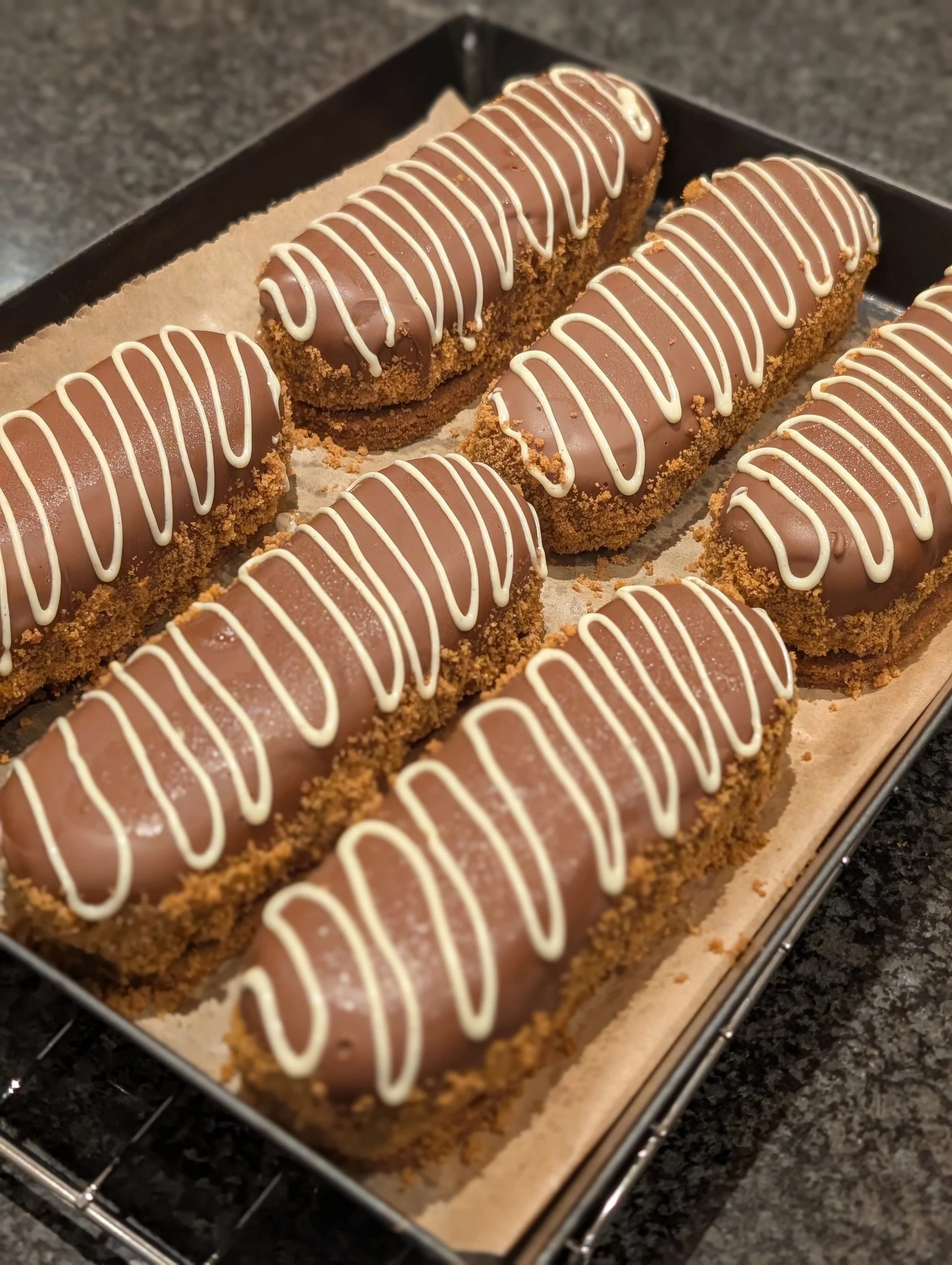 Biscoff, Salted Caramel & Milk Chocolate Cheesecake