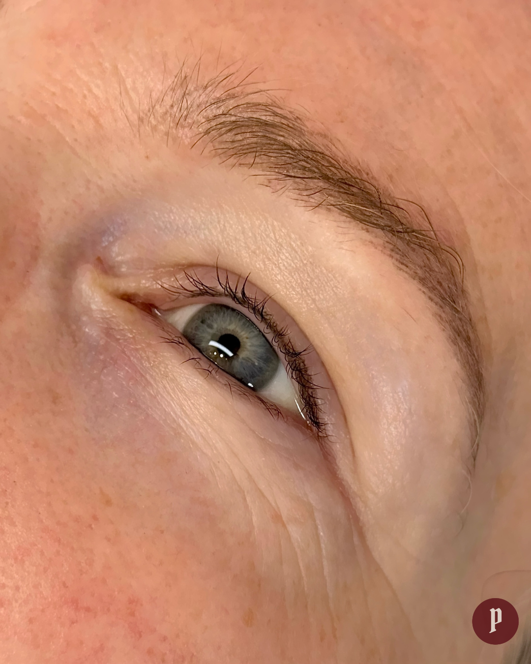 Healed Lash Line Tattoo
