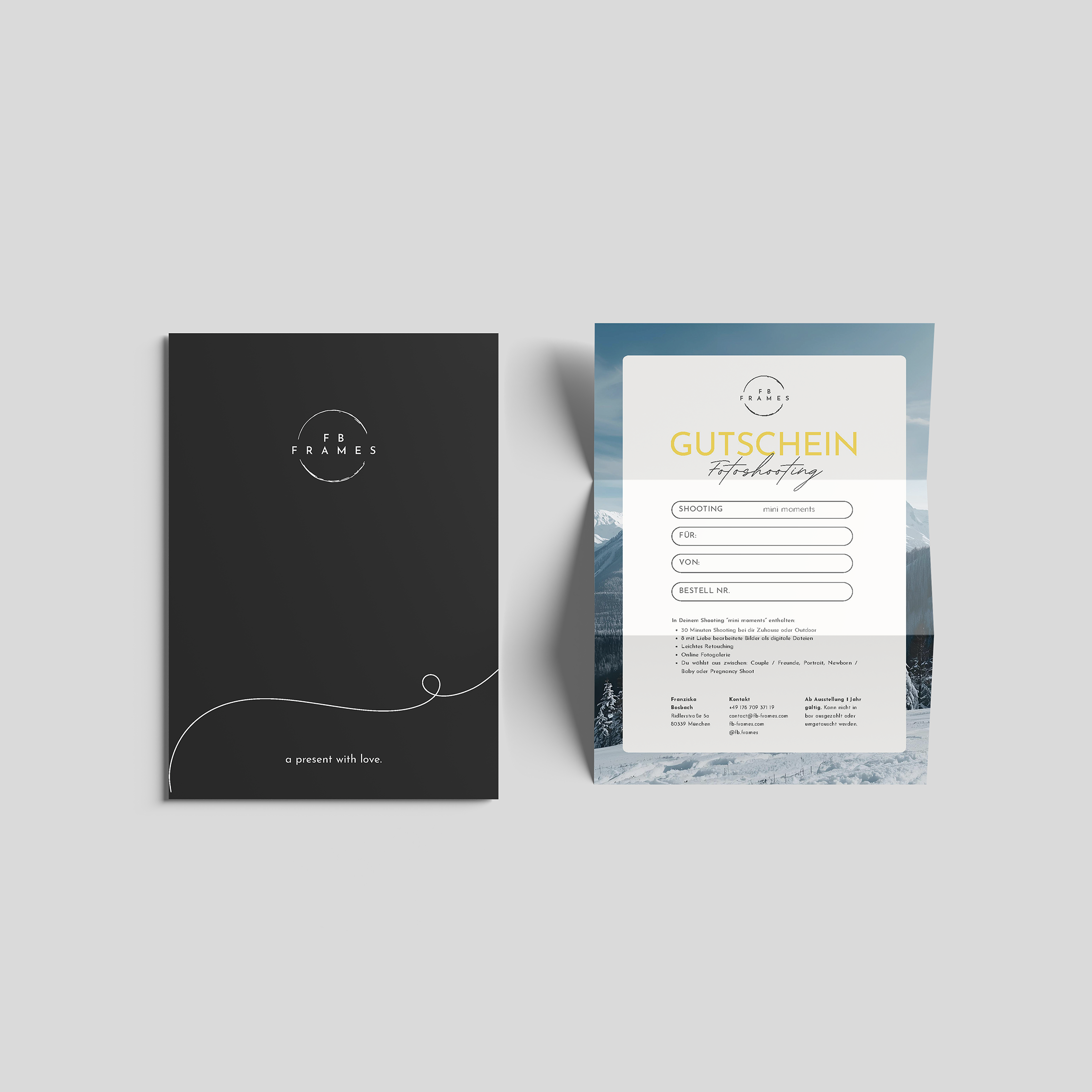 Gutschein für Fotoshooting "Mini Moments"