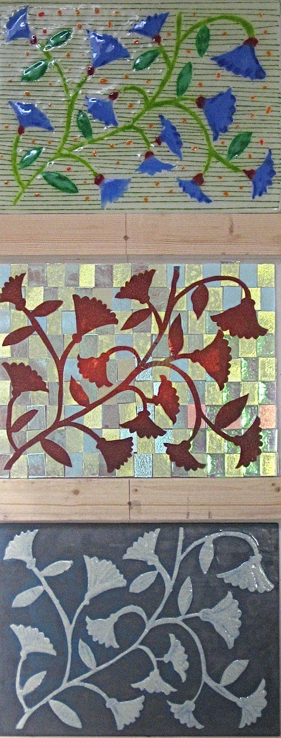 Three 18 x 24" panels made during Portola idea phase