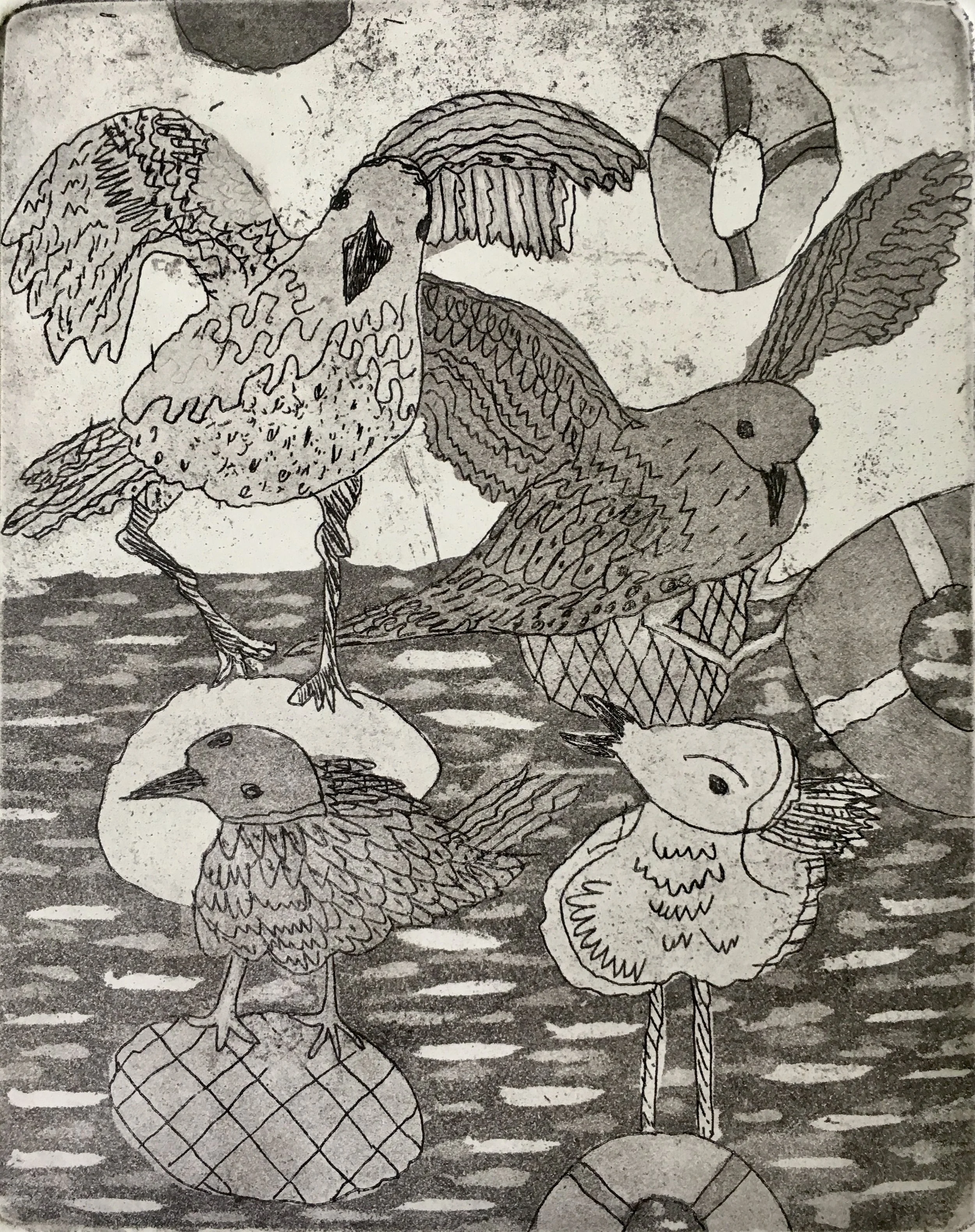 "Buoyancy" 6 x 7.5"