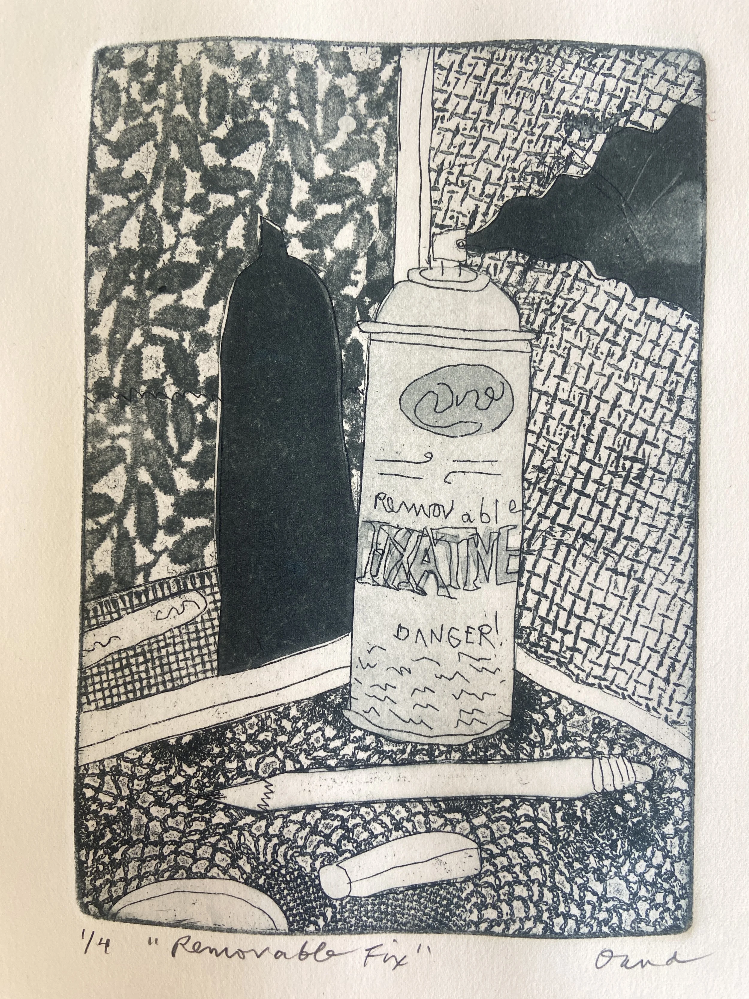 DanaZed, Removeable Fix, etching,5x7,2025.JPG
