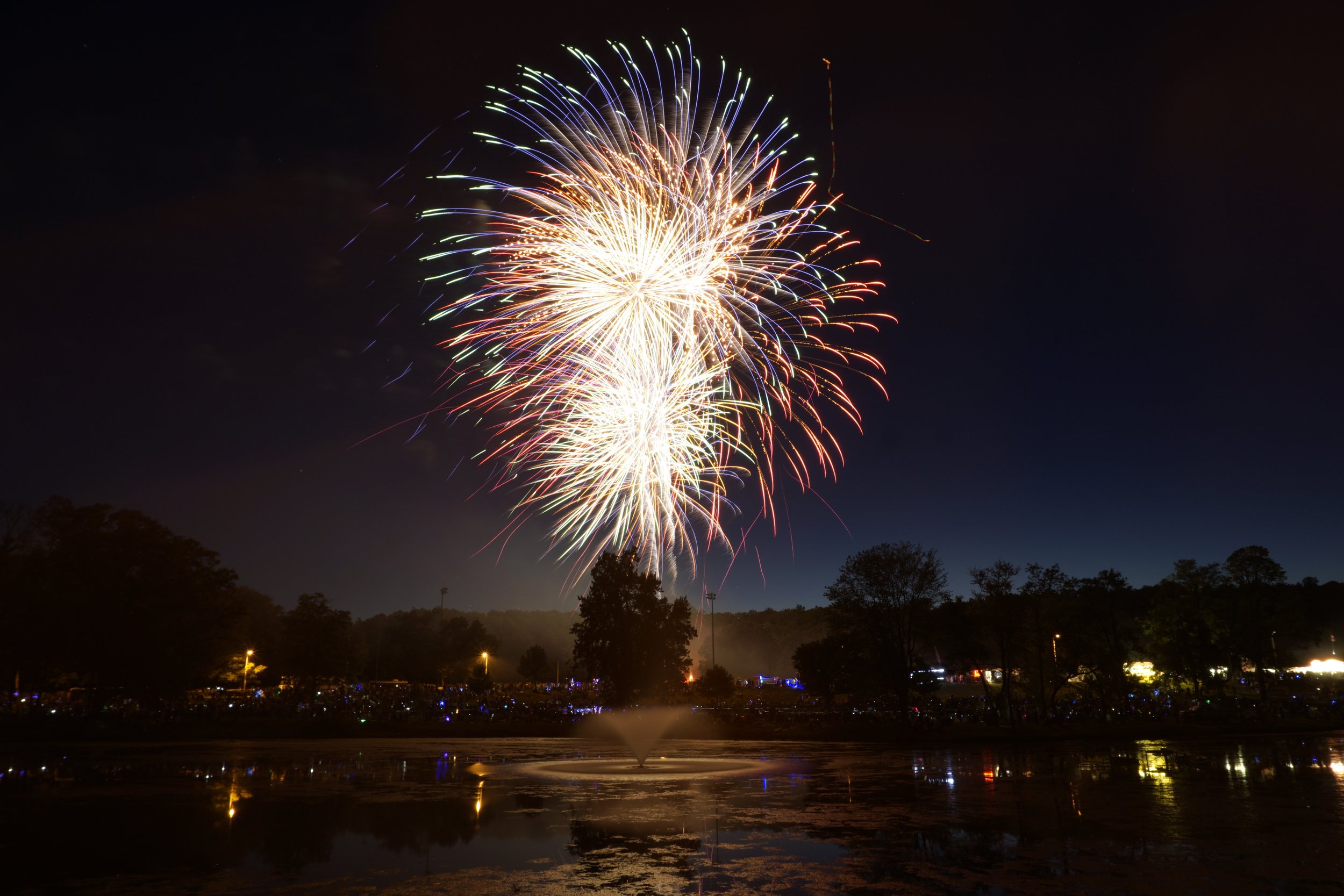 Fireworks Over Stanley Quarter Park, 2017