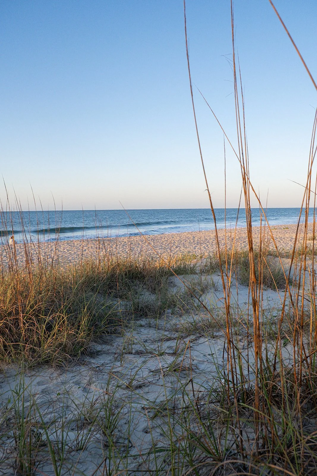 beach scene at Airbnb in North Carolina