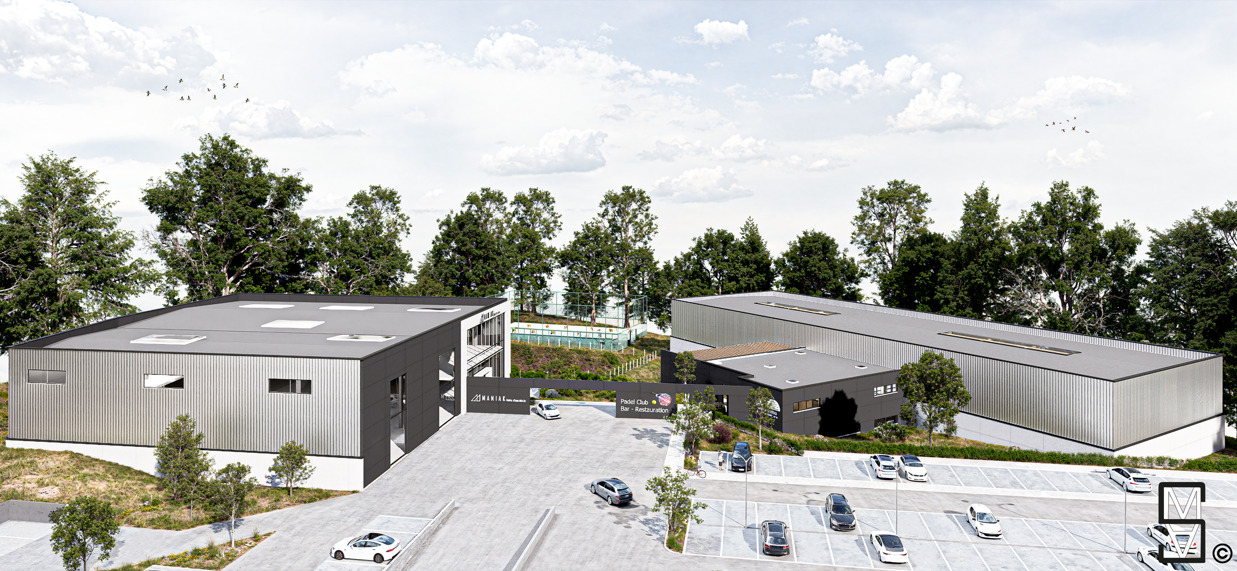 Création d'un complexe sportif
