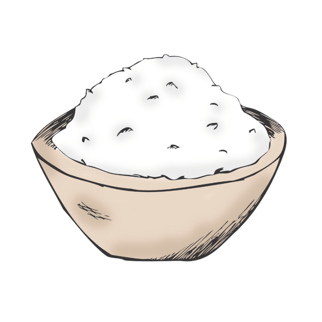 Bowl of rice icon.