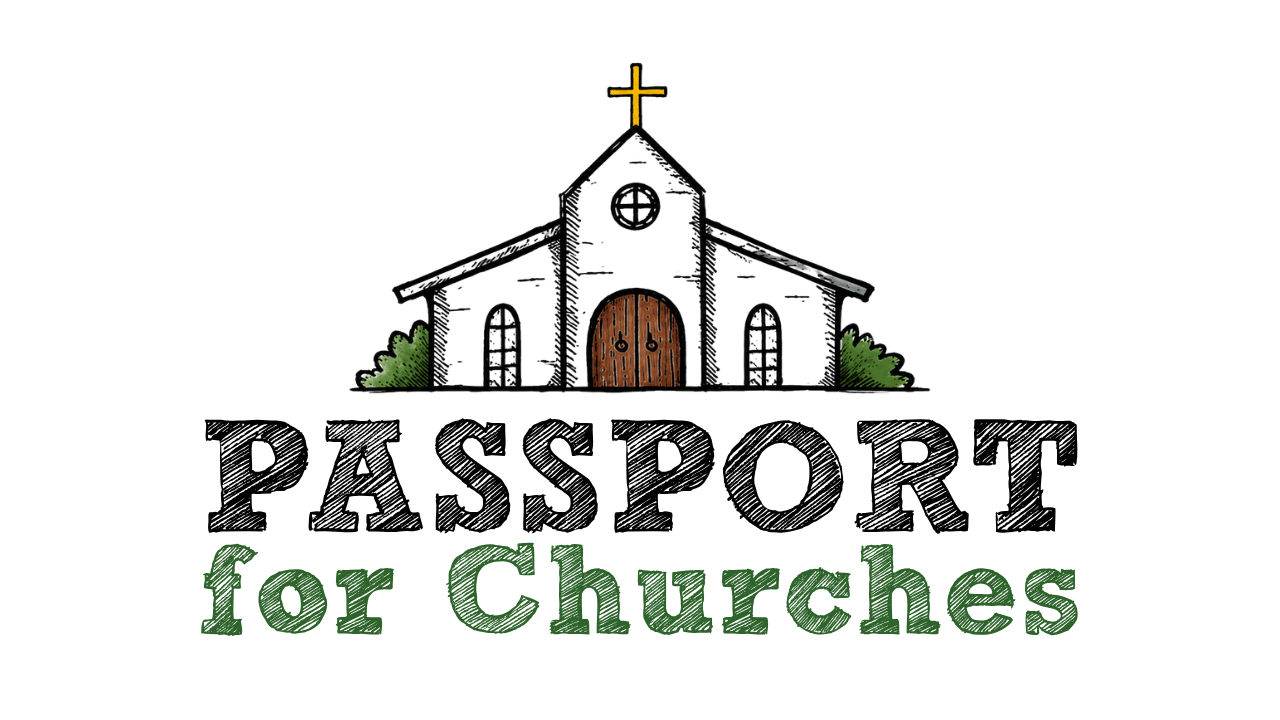 Passport for Churches logo.