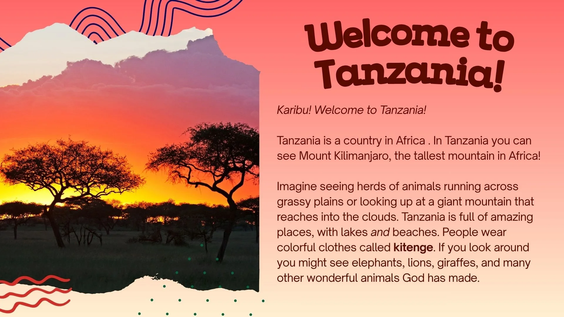 2 Preschool Passport Postcard Africa - Tanzania.jpg