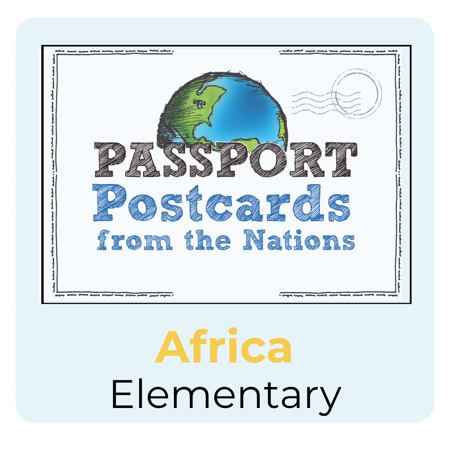 Elementary Passport Postcards Africa.png
