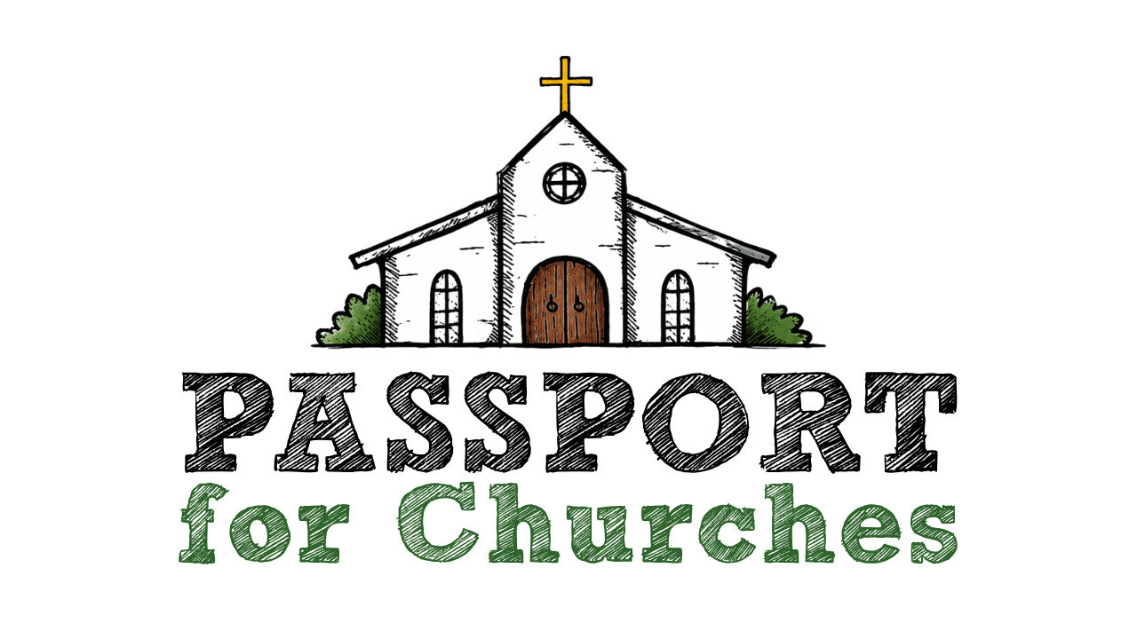 Passport for Churches logo.