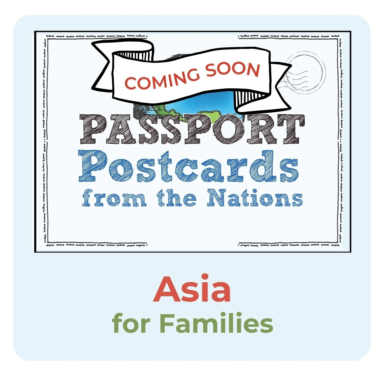 Passport Postcards from Asia for Families
