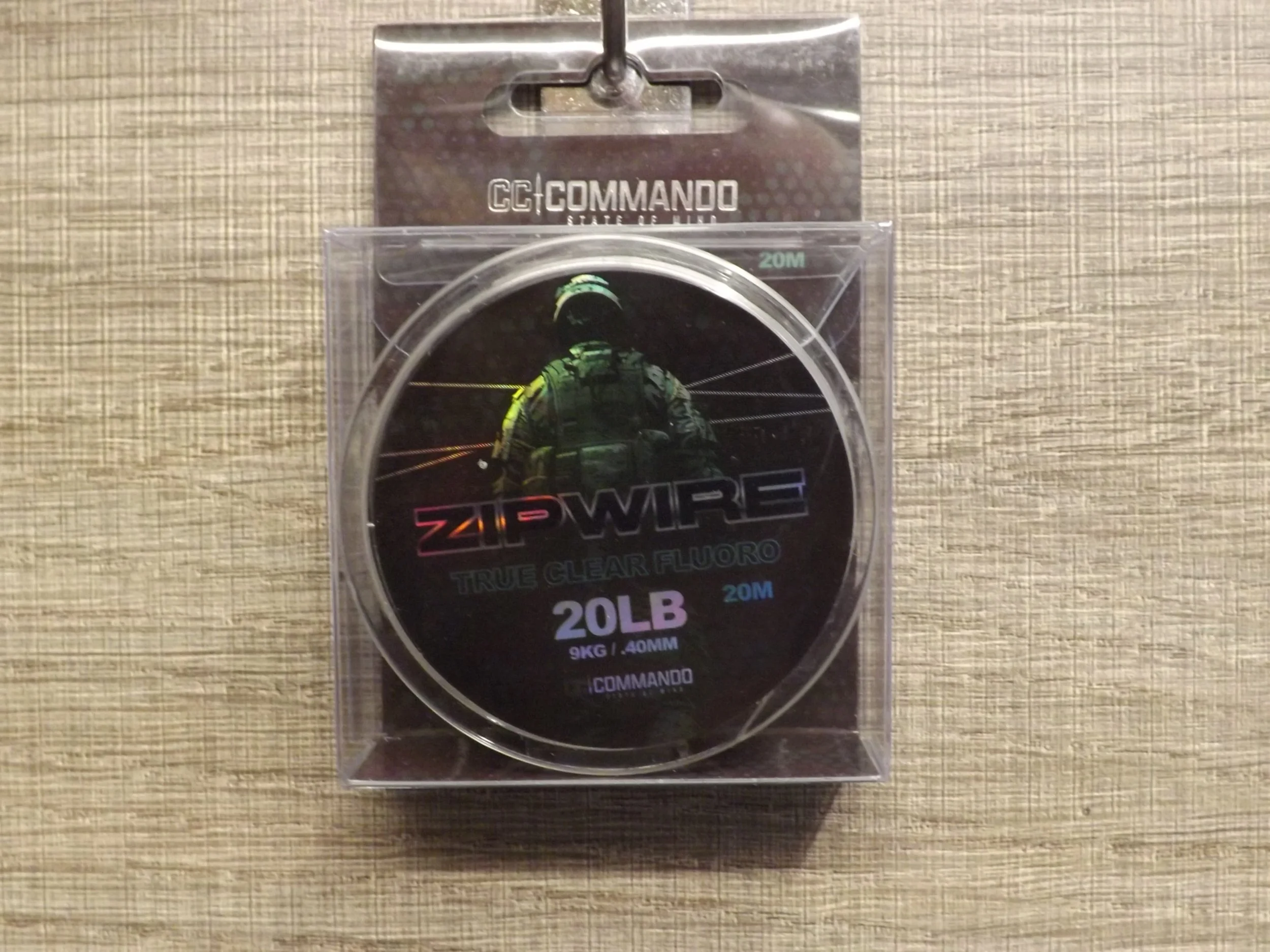 Zip Wire Fluorocarbon Hooklink 20Ib Clear