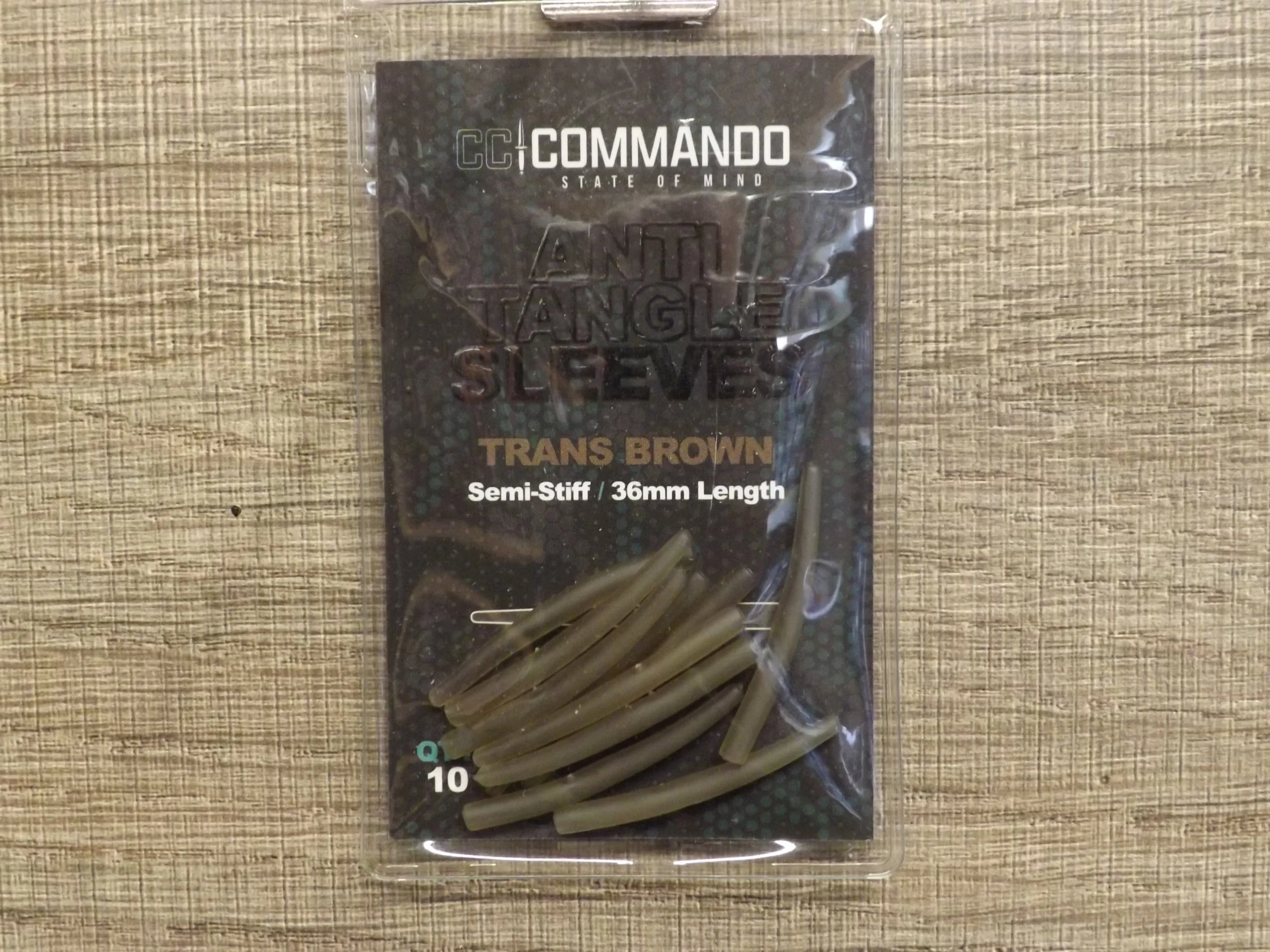 Commando Anti Tangle Sleeves Brown Long Semi Stiff 36mm