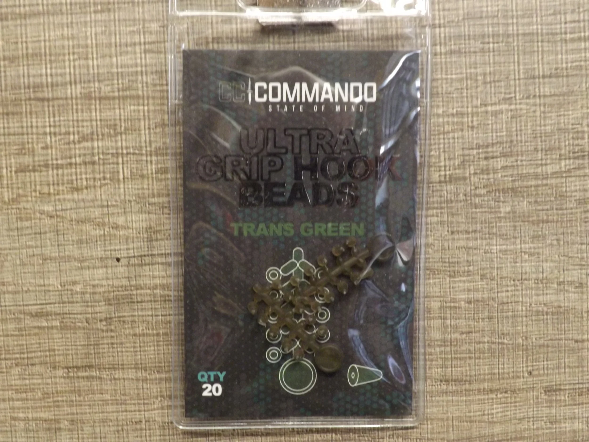 Commando Hook Beads Green