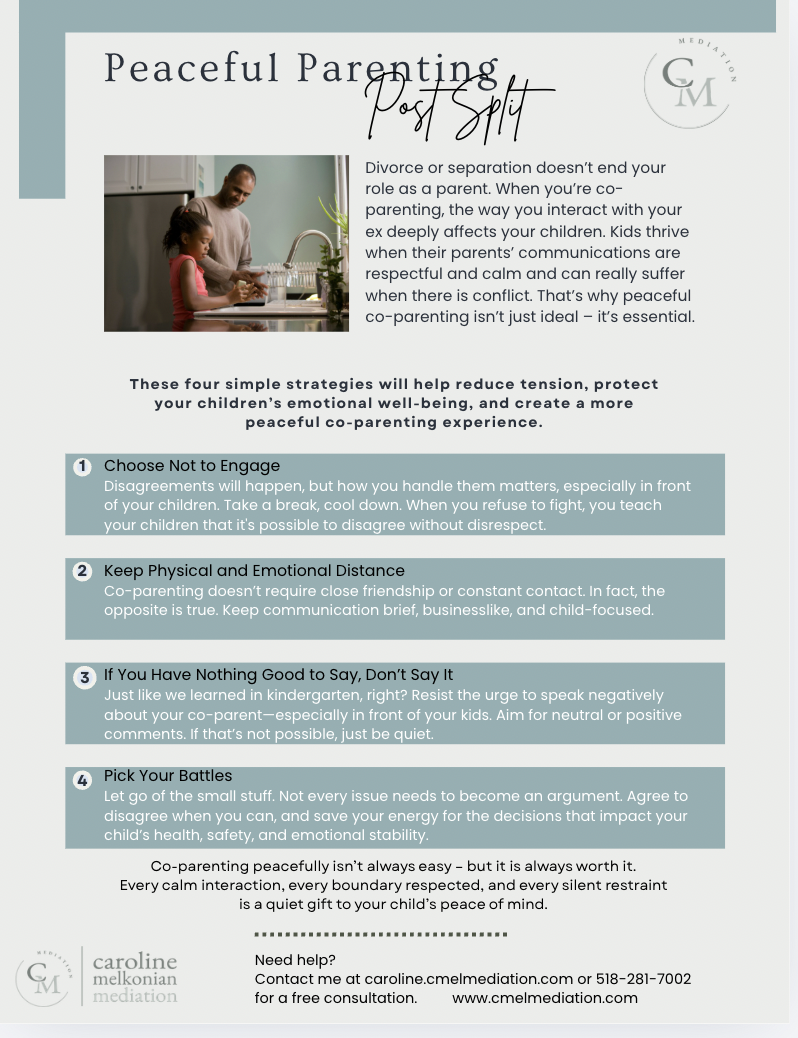 Peaceful Parenting (Post Split)