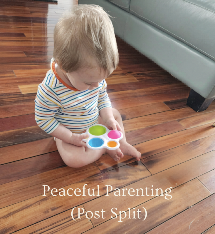 Baby Playing with a Toy Co-Parenting Tips