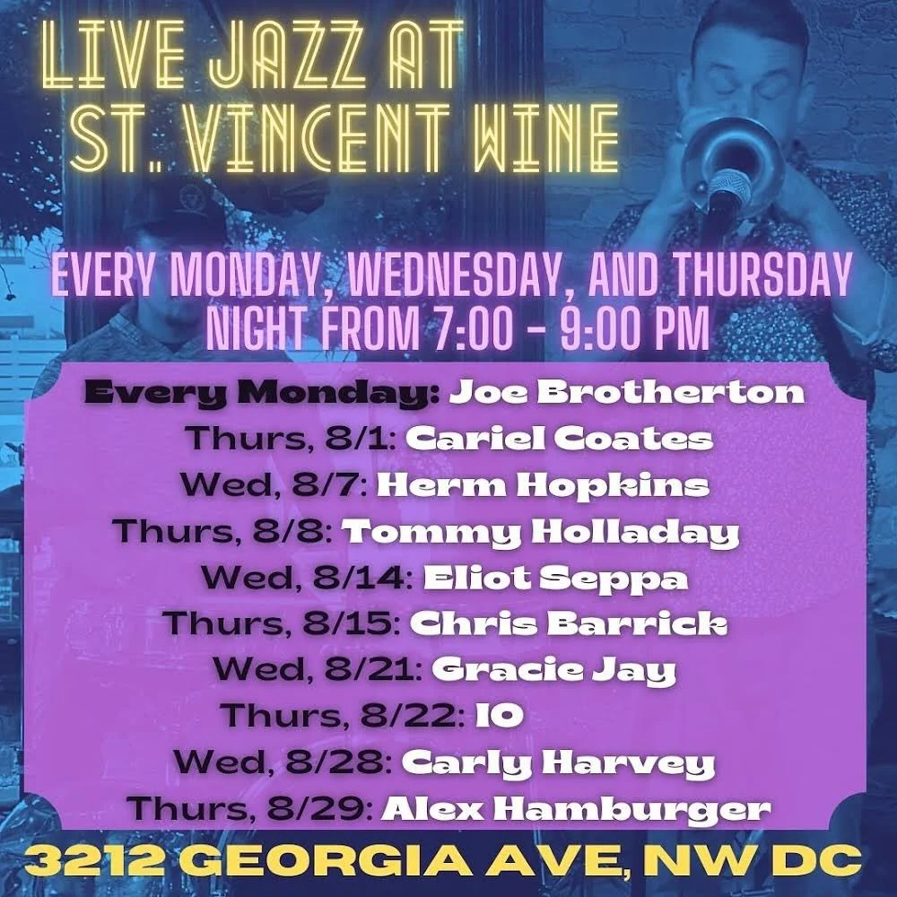 Just when you thought we were through the stickiest part of summer - BAM! -here comes another heatwave! Oh AUGUST, you fickle little&hellip; 🥵🤬
But NO MATTER! We&rsquo;ve still got the HOTTEST lineup of local jazz &amp; blues maestros to cool you d