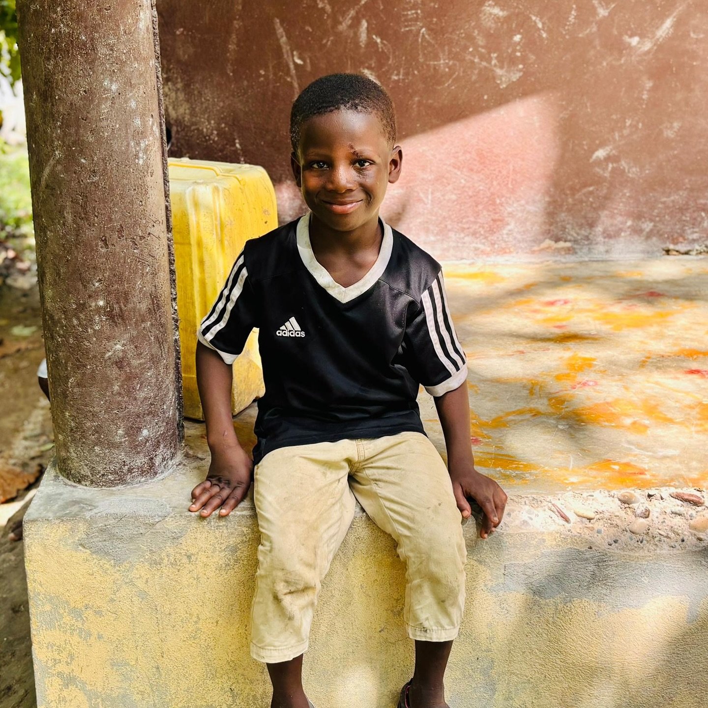 Teddy Update

We visited our friend Teddy today and as soon as he saw us, his whole face lit up. He was outside playing with a few friends, but ran over smiling, full of joy.

We handed him some MannaPack rice, and without hesitation, he started shar