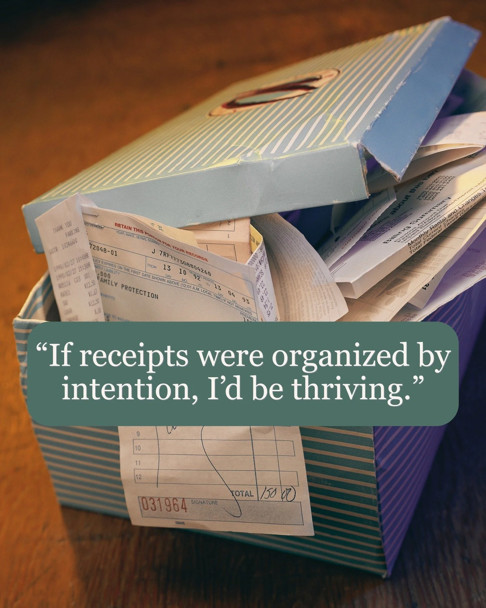 Intentions were there.
Systems maybe&hellip; not yet.

Loose receipts, screenshots, emails, random notes. This is incredibly common.

Messy doesn&rsquo;t mean careless.
It means things got busy.

You deserve a system that supports you and your busine