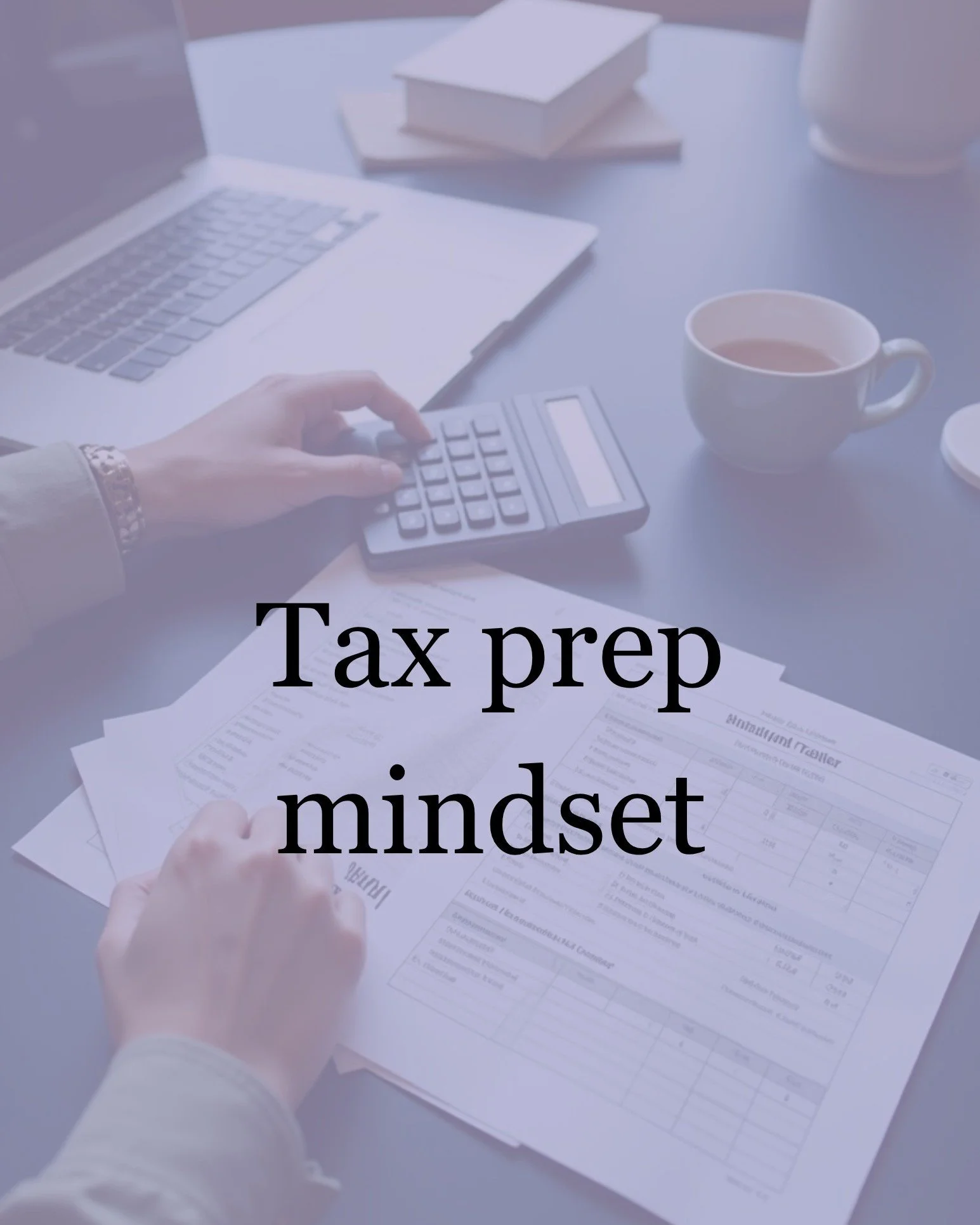 Tax prep doesn&rsquo;t have to feel like a performance.

You don&rsquo;t need everything perfectly categorized.
You don&rsquo;t need to feel &ldquo;ready.&rdquo;

You just need a place to begin, honestly and calmly.

Support exists for this exact rea