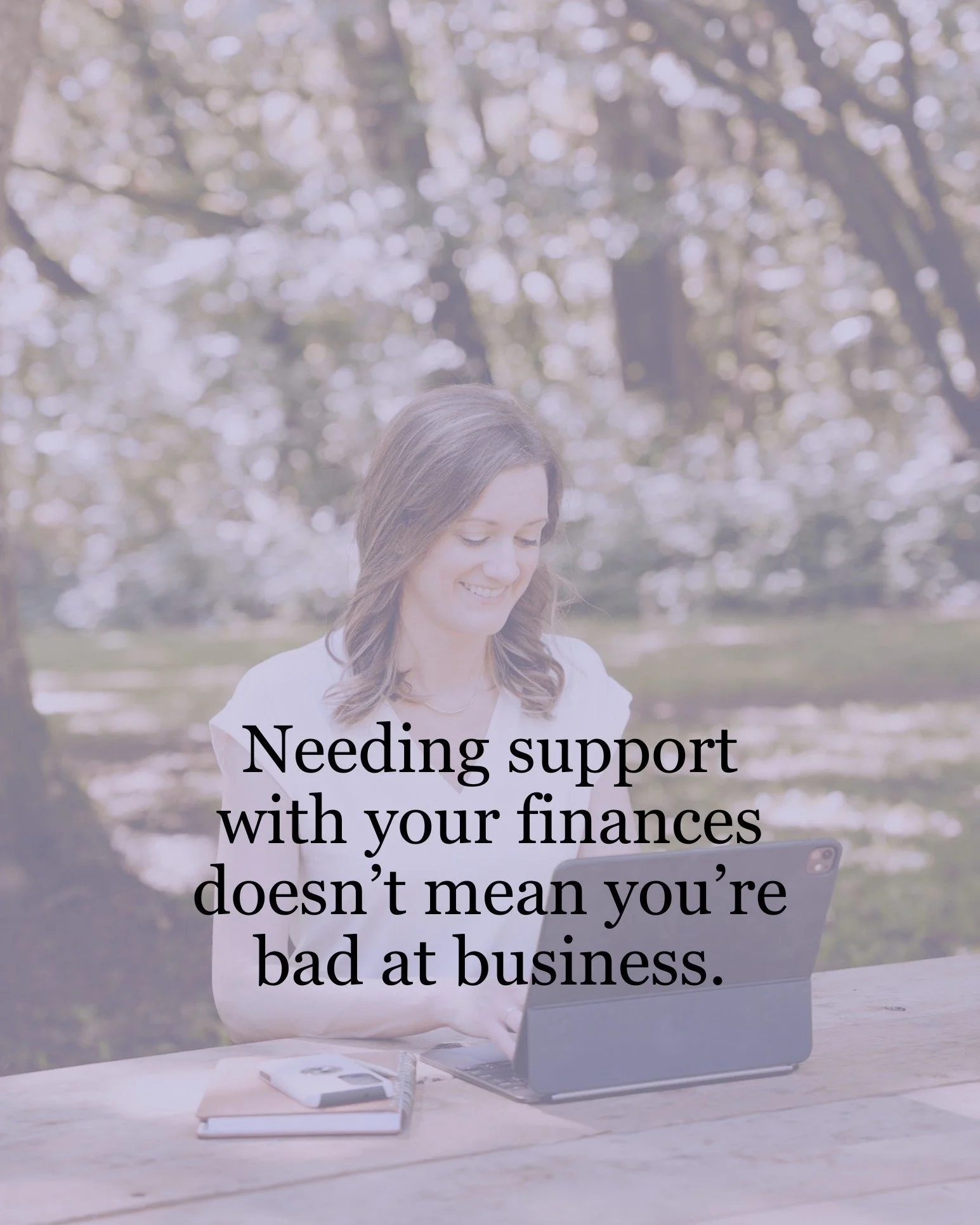 Needing help with your finances doesn&rsquo;t mean you&rsquo;re bad at business.

It means you&rsquo;re human, running something that carries real responsibility.

Support doesn&rsquo;t replace capability.
It strengthens it.

You don&rsquo;t lose con
