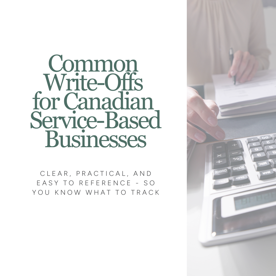 Common Write-Offs for Canadian Service-Based Business Owners