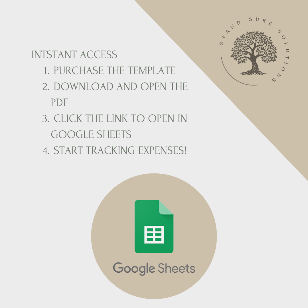 Track mileage and vehicle-related expenses accurately with Stand Sure Solutions' convenient tracker template.