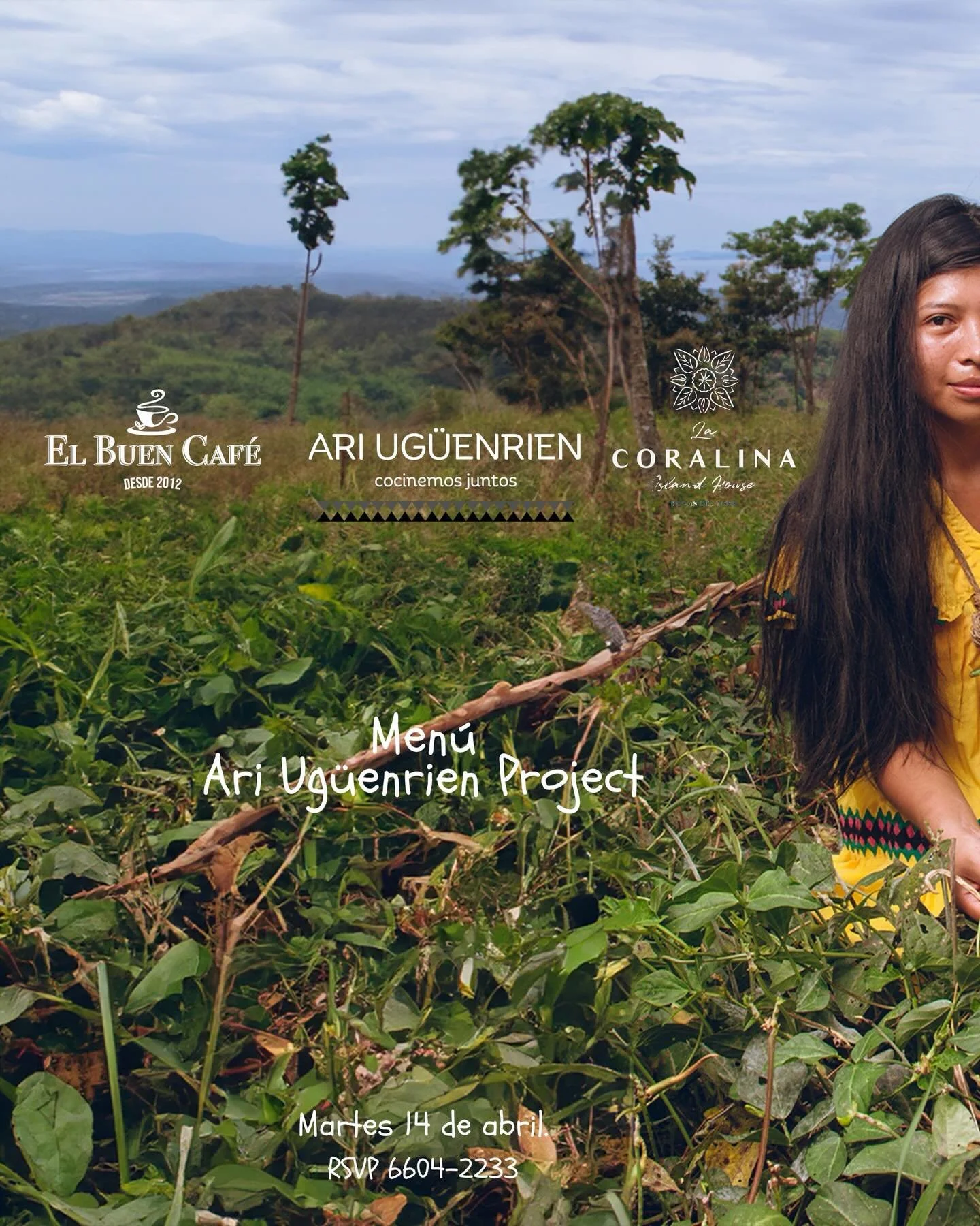 &Uacute;nete a nuestra experiencia gastronom&iacute;ca &ldquo;Descubriendo los sabores Ng&auml;bes&rdquo;

Celebrando las tradiciones culinarias del pueblo Ng&auml;be de R&iacute;o Ca&ntilde;a. 
M&aacute;s que una cena, es una experiencia: una conexi