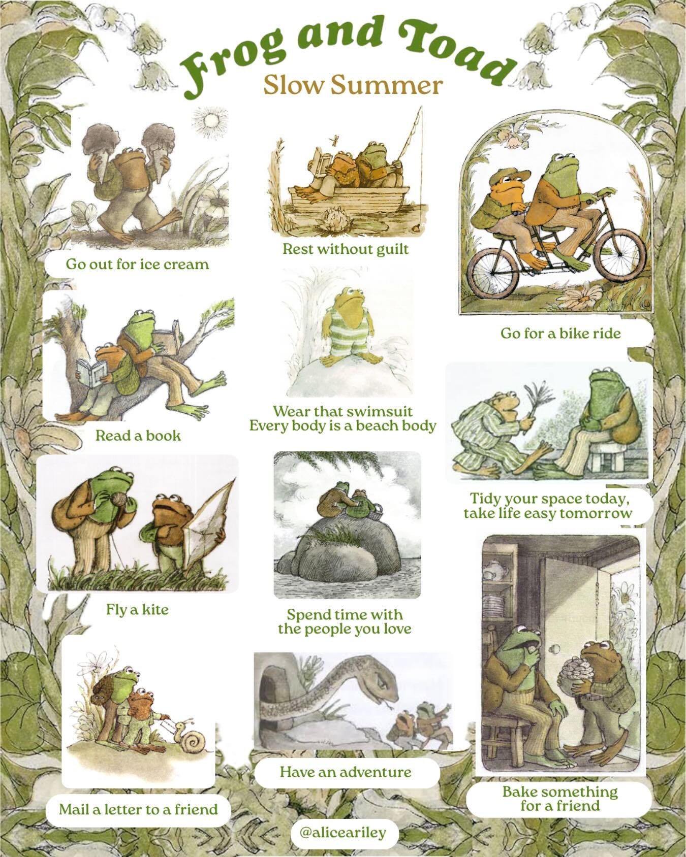 Let&rsquo;s have a Frog and Toad Summer. ☀️ 

I&rsquo;ve been finding myself quoting Toad quite a bit lately&hellip; &ldquo;Blah!&rdquo;

The world is on fire. Social media is wonderful, overstimulating, and unhinged all at the same time. Our attenti