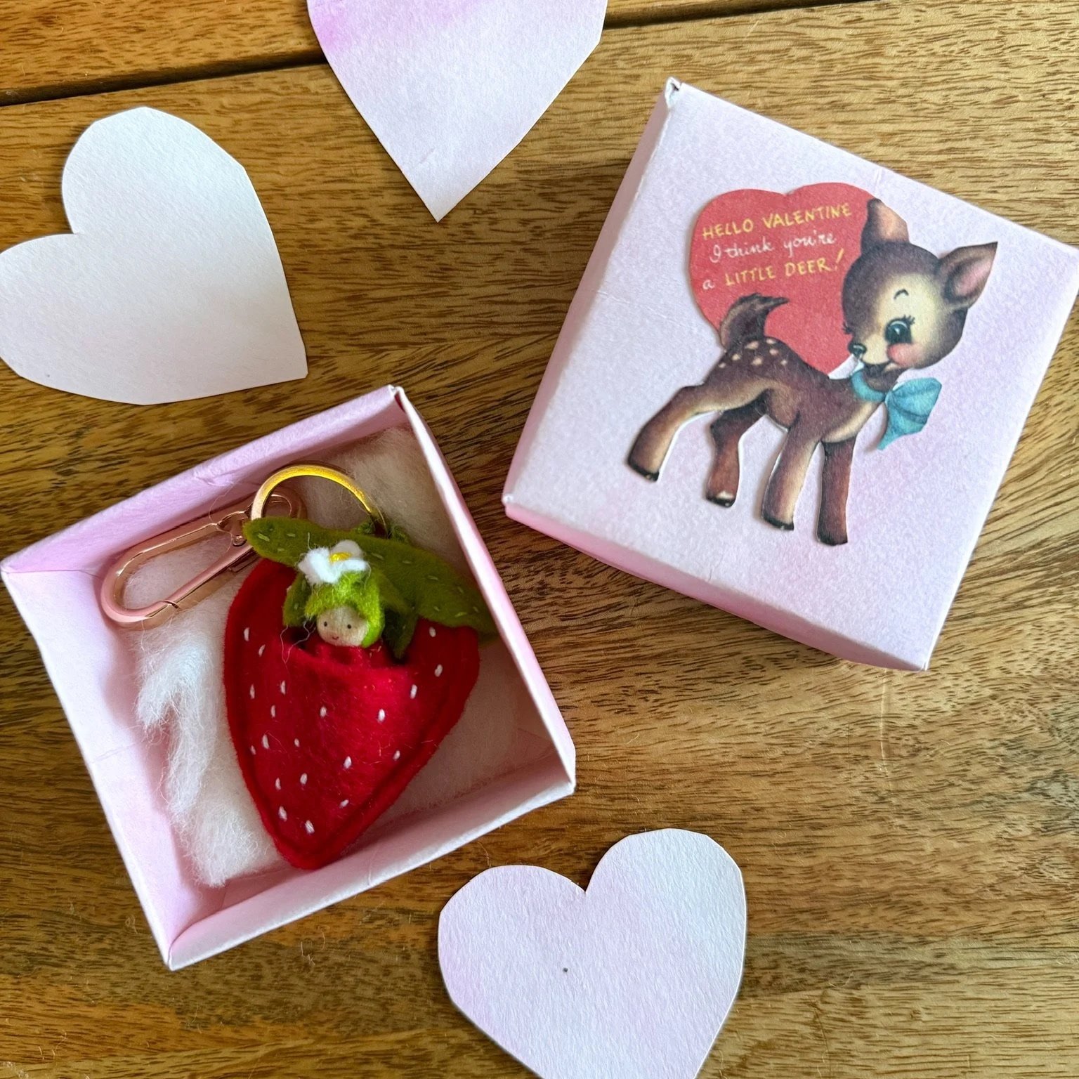 Folded Paper Gift Boxes for Valentine’s Day