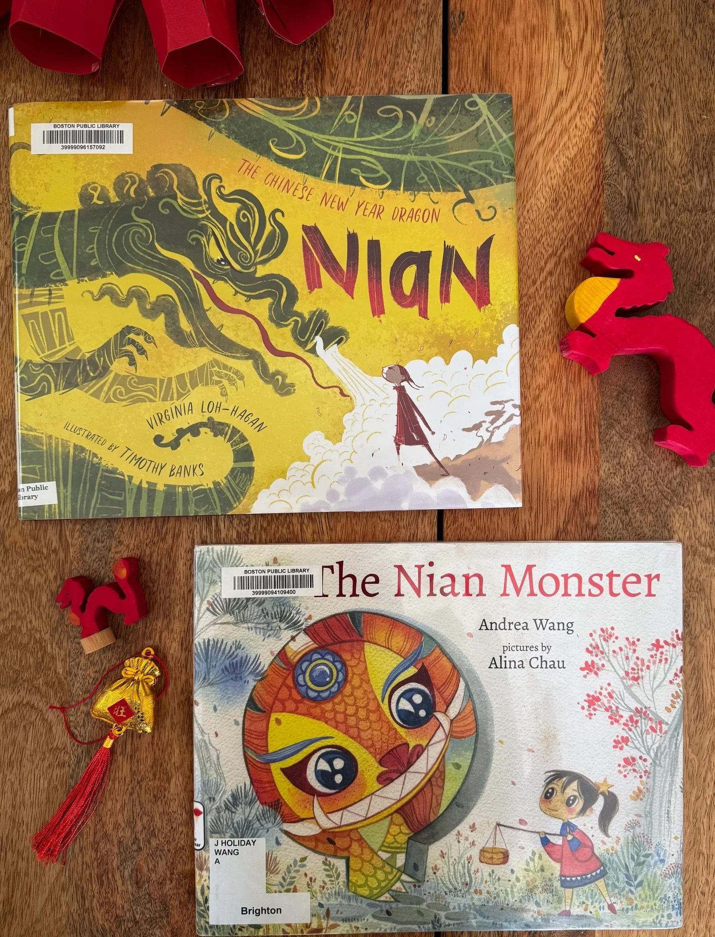 It&rsquo;s almost Chinese New Year, so I wanted to share a small collection of our family&rsquo;s favorite books that we read each year! 

Nian: The Chinese New Year Dragon This story tells the legend of Nian and the origins of Chinese New Year tradi