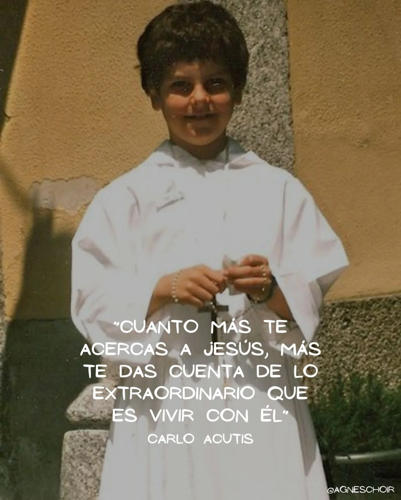 Jesus, gu&iacute;a nuestros pasos. L&iacute;branos de todas las distracciones del mundo y no dejes que te soltemos. Queremos ser santos 🙏🏼🤍

#jovenescatolicos #carloacutis #carlosacutis #jovenes #eucaristia #catolicos #santos