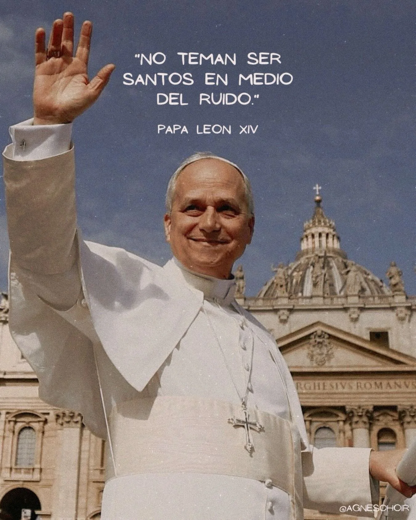 En un mundo que no se detiene, lleno de ruido, necesitamos momentos que nos devuelvan al centro🙏🏼 
Ese es el coraz&oacute;n de AGNES: regalarte un momento de calma, de presencia, de encuentro con Dios. Un momento donde el ruido se apaga, y lo &uacu