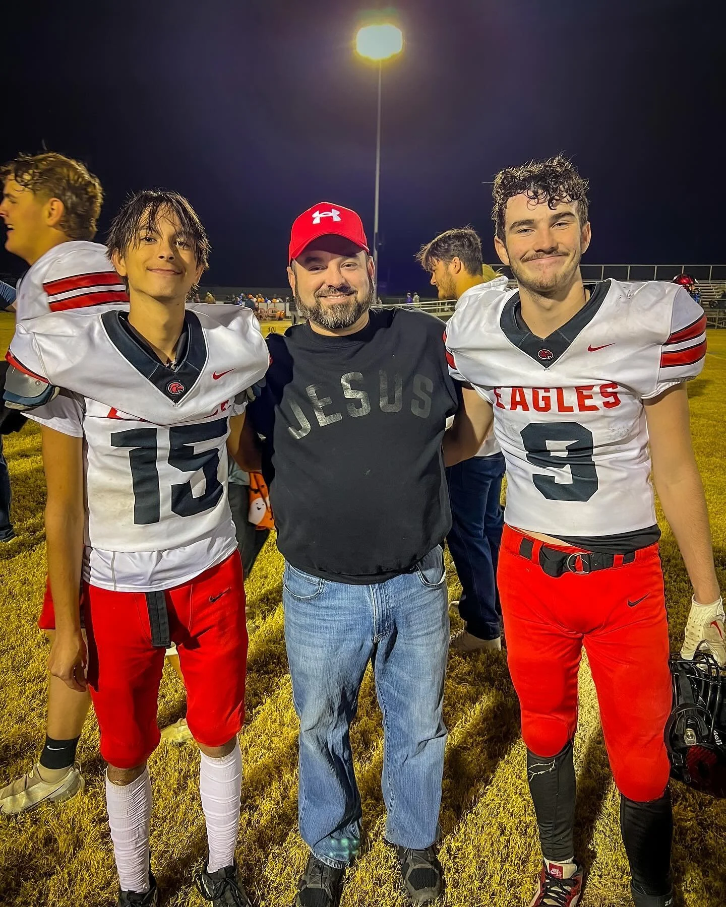 These Sanctuary studs played their hearts out tonight! 🦅 

#cuttermorningstar #football #fridaynightlights #eagles