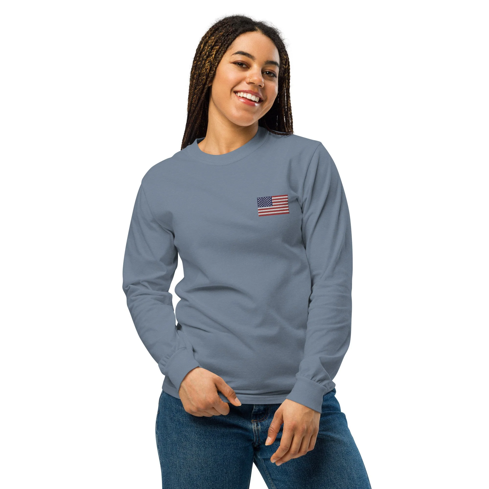 unisex-garment-dyed-heavyweight-long-sleeve-shirt-blue-jean-front-672b79eabd8d2.jpg