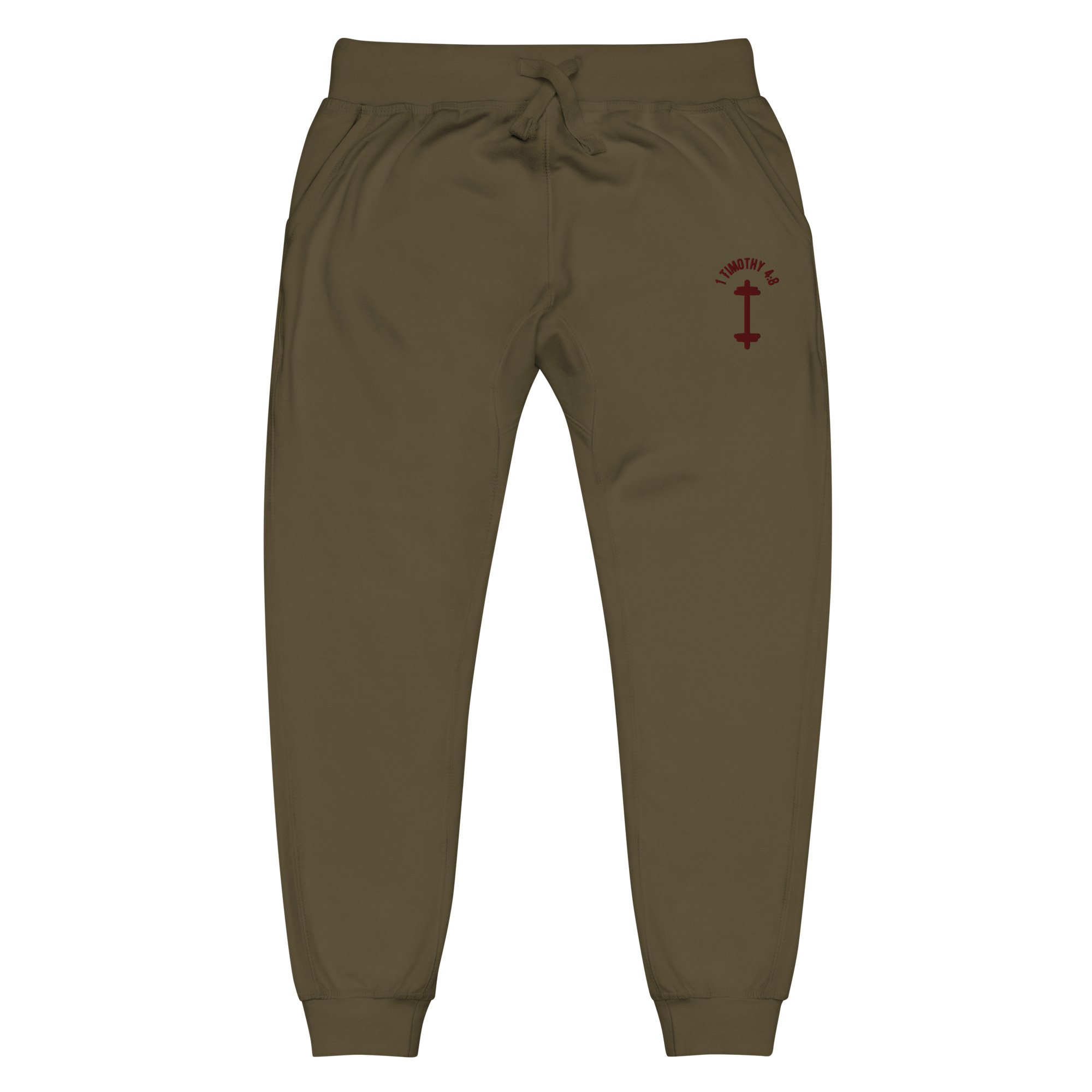 unisex-fleece-sweatpants-military-green-front-673127a3de8e7.jpg