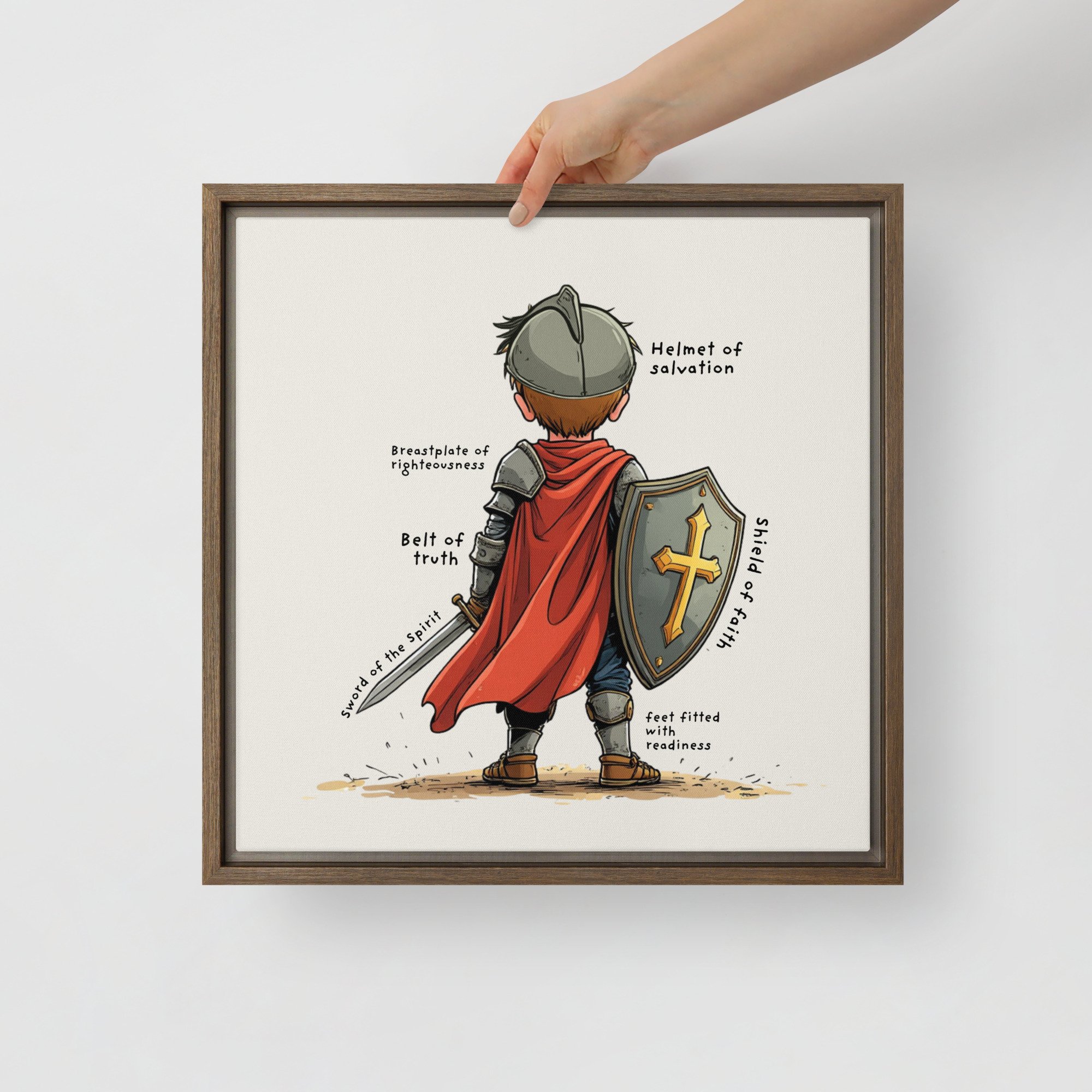 Armor of God Boys' Framed Canvas by Praise Society