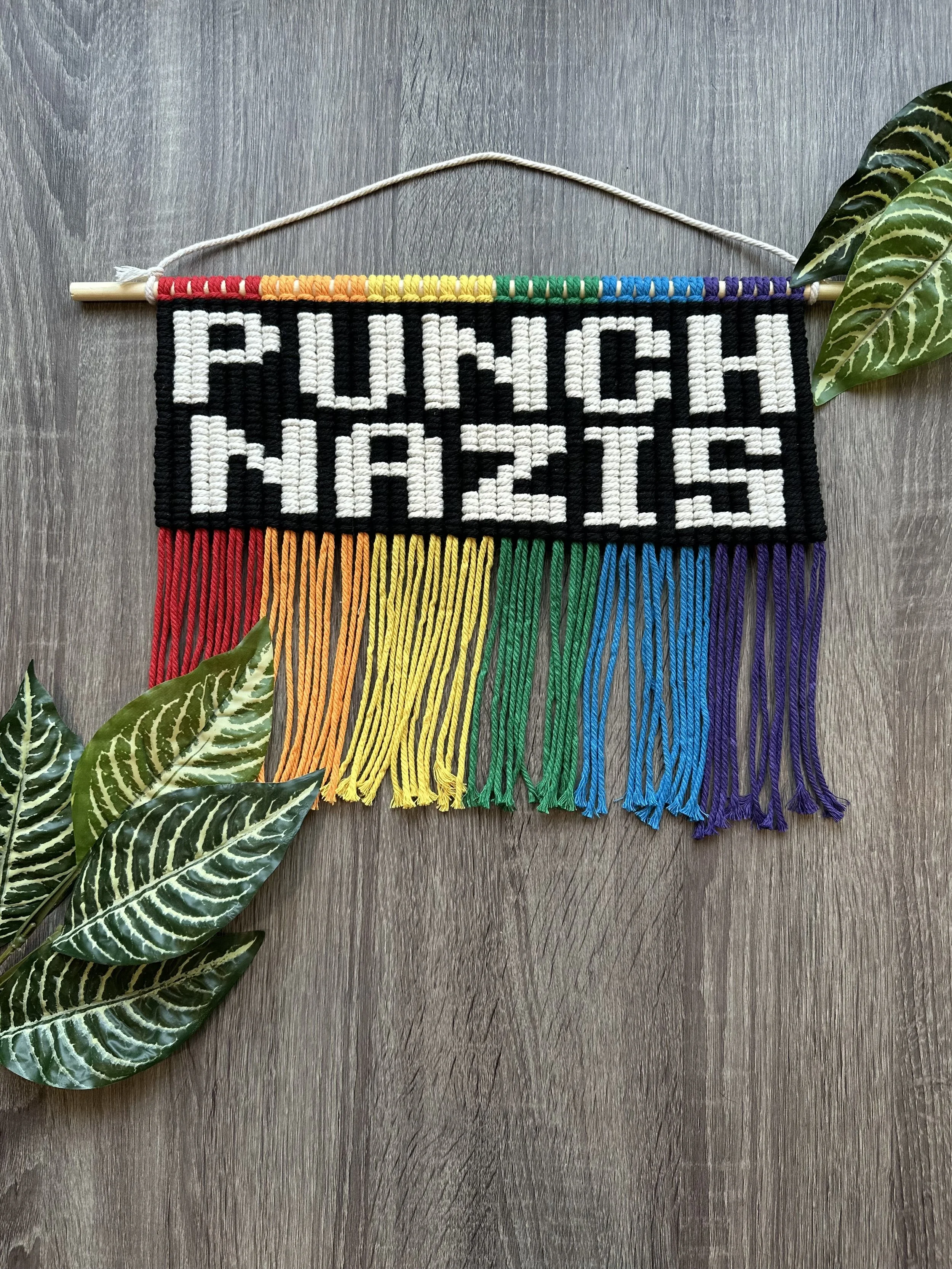 PUNCH NAZIS TAPESTRY