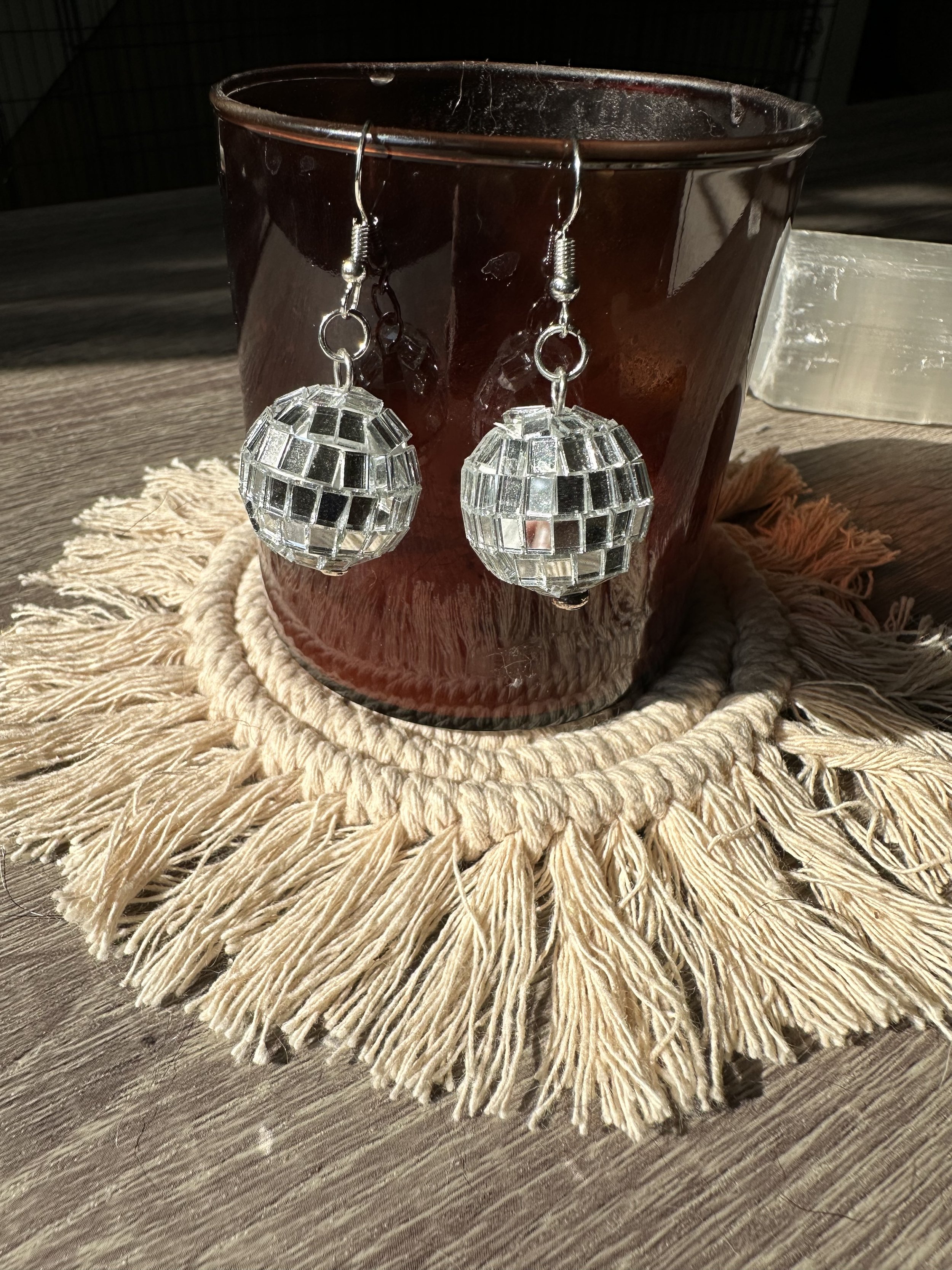 DISCO BALL EARRINGS
