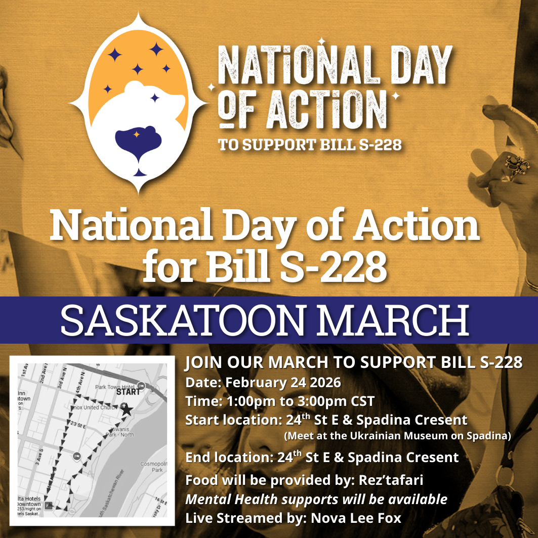 National Day of Action to Support Bill S-228: Saskatoon March