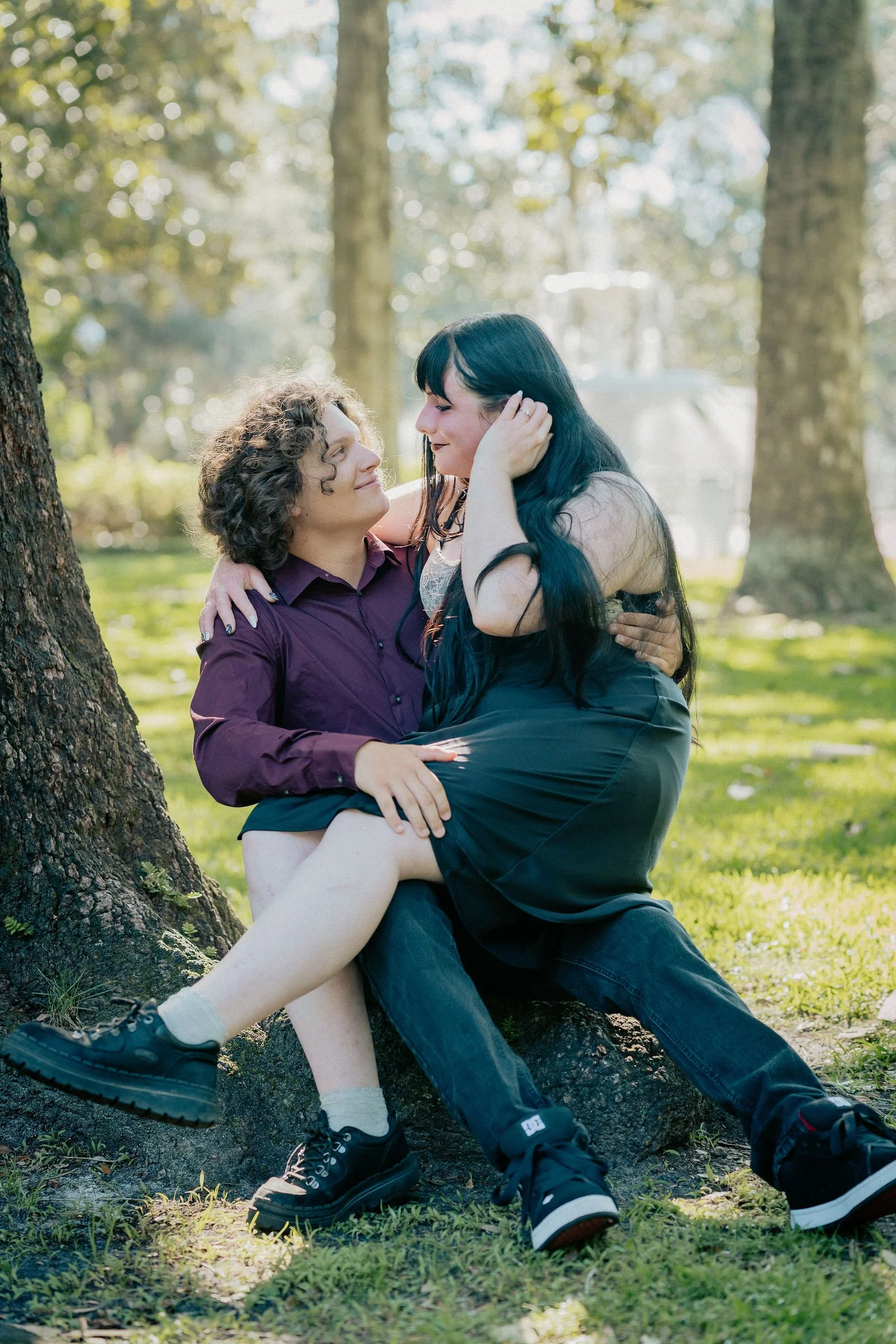 surprise engagement proposal forsyth park savannah ga photographer.jpg
