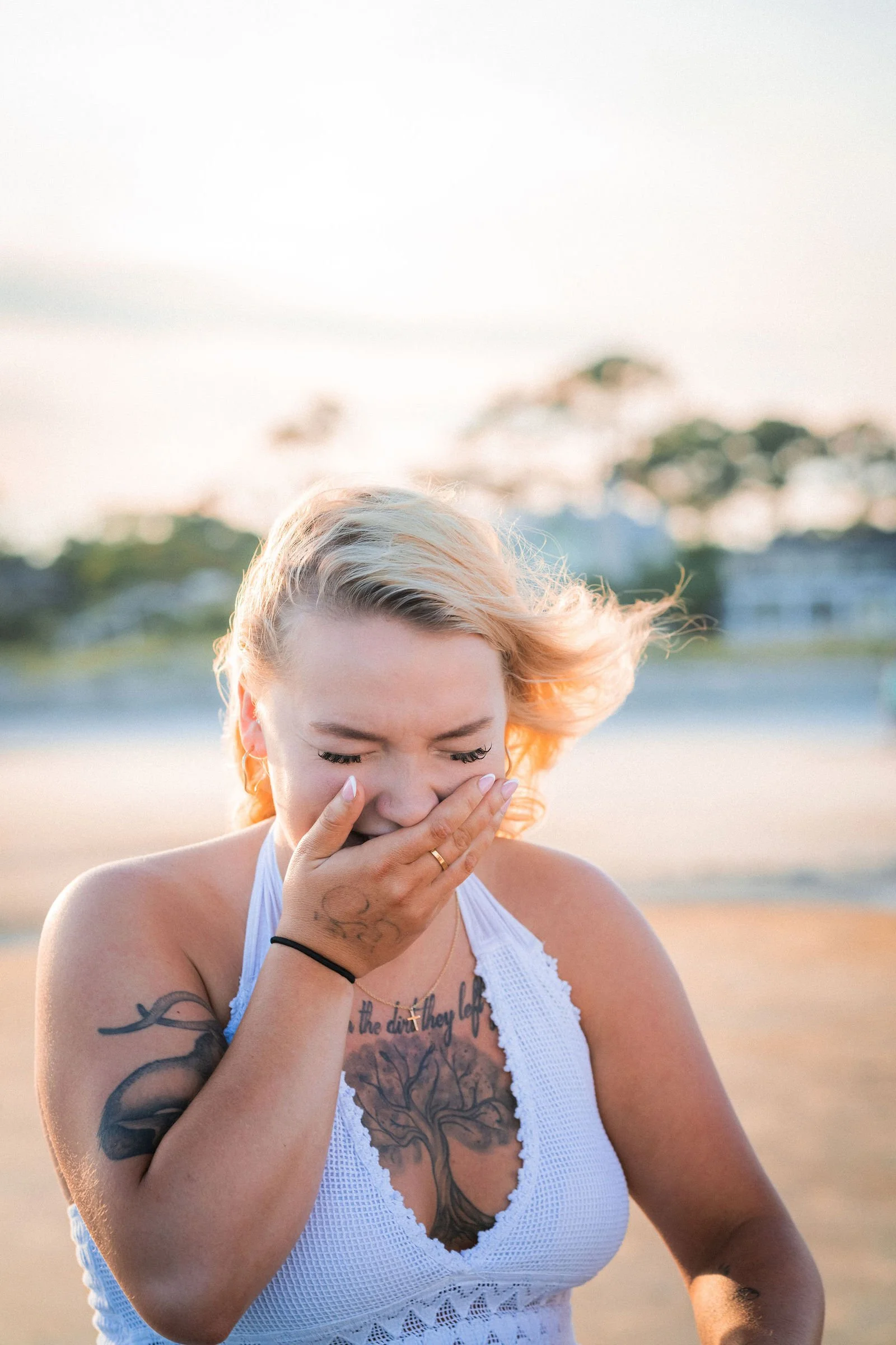 newly engaged bride crying happy hilton head sc.jpg