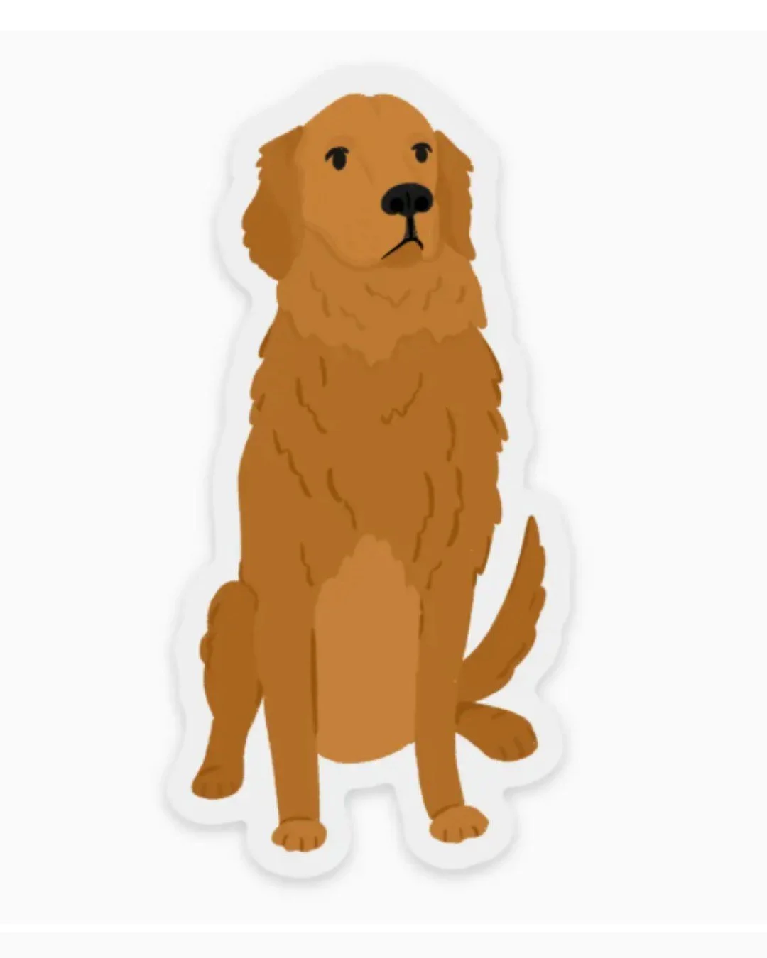 For the golden retrieve lovers. These vinyl stickers are the perfect way to add a little personality to your everyday&mdash;laptops, water bottles, tumblers, notebooks, even your car. Durable, waterproof, and made to last, they&rsquo;re designed to k