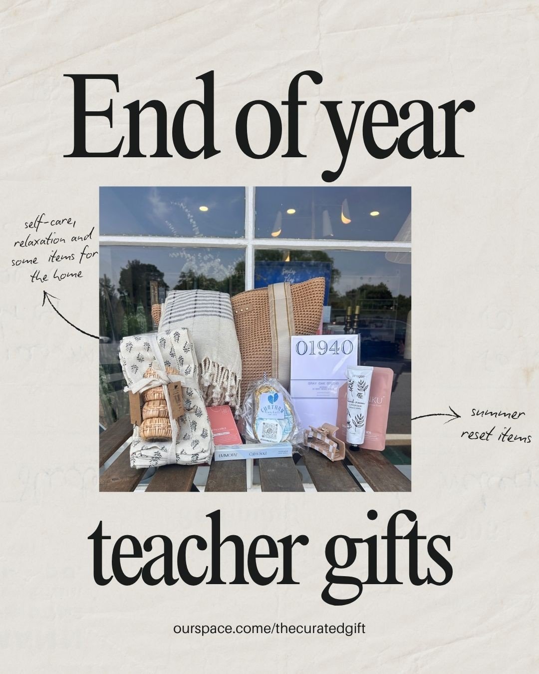 'Tis the season for teacher gifting, and we know this time of year is already packed with concerts, field days, graduations, and end of year celebrations.

Whether you know your child's teacher well or only through classroom updates, all we need is a