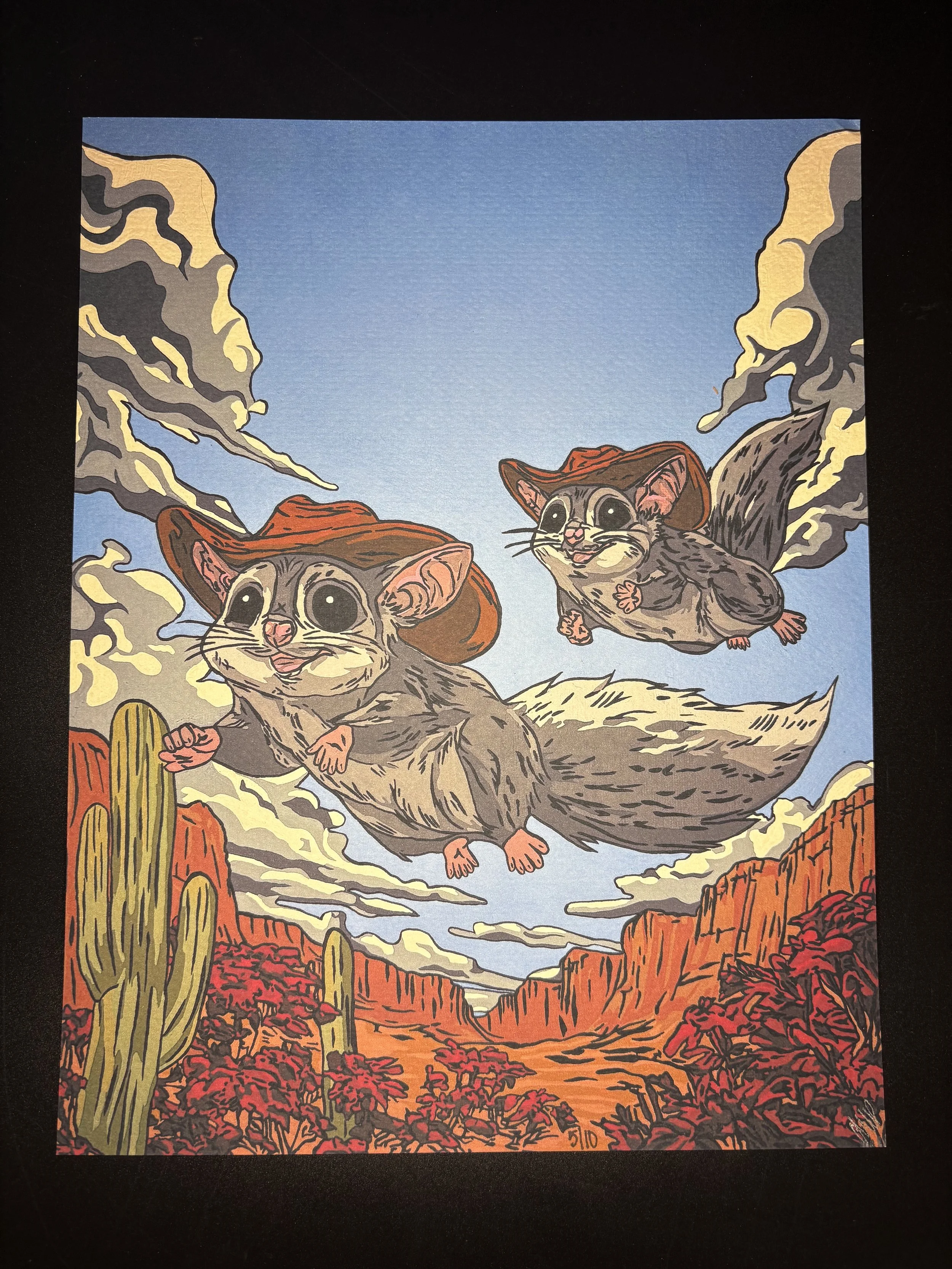 Lucifer and Crowley Heckler Print